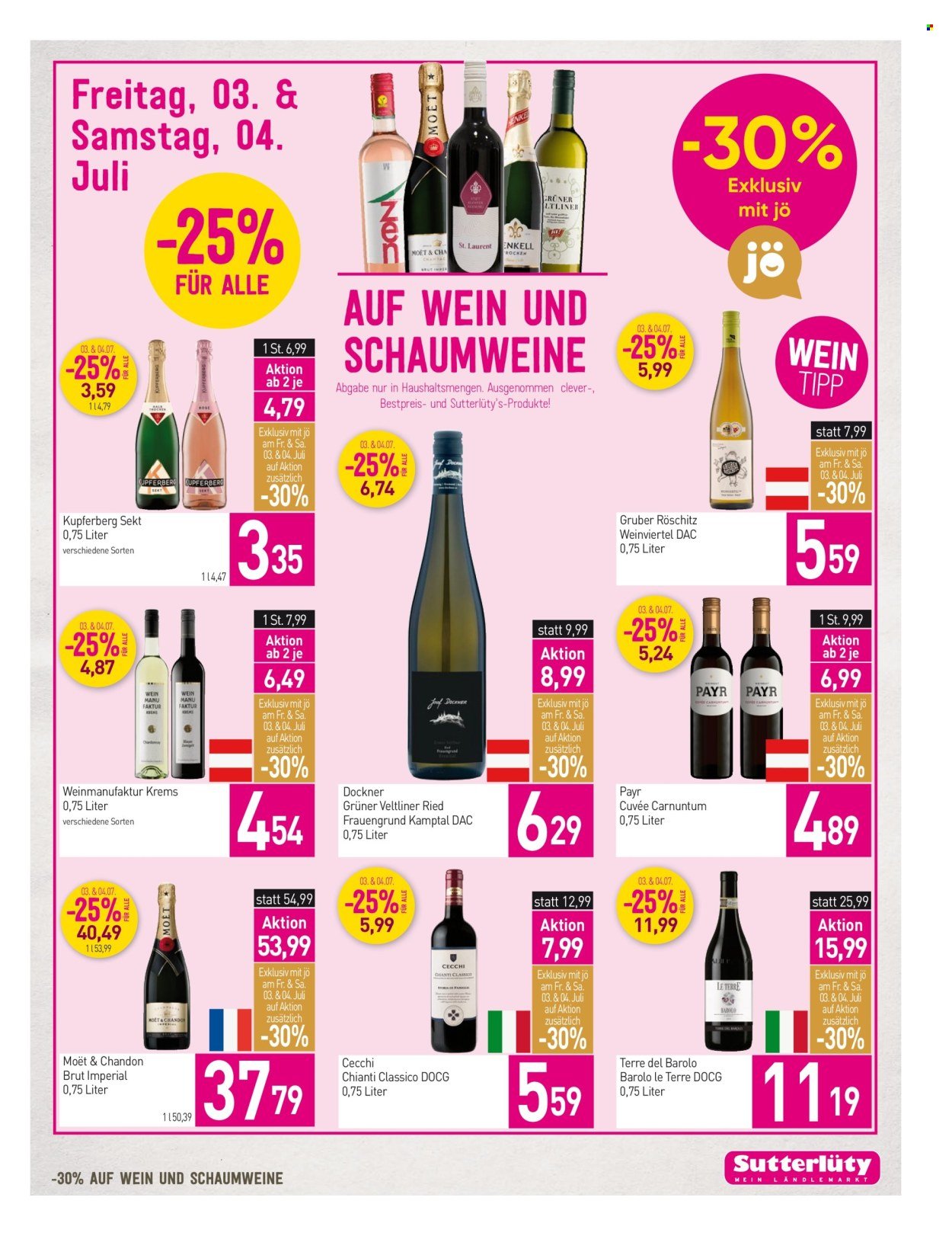 SUTTERLÜTY Flugblatt - Ab Donnerstag, 2.7.2026
