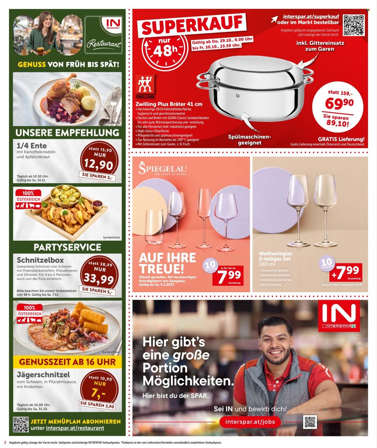 INTERSPAR Flugblatt - Ab Donnerstag, 29.10.2026