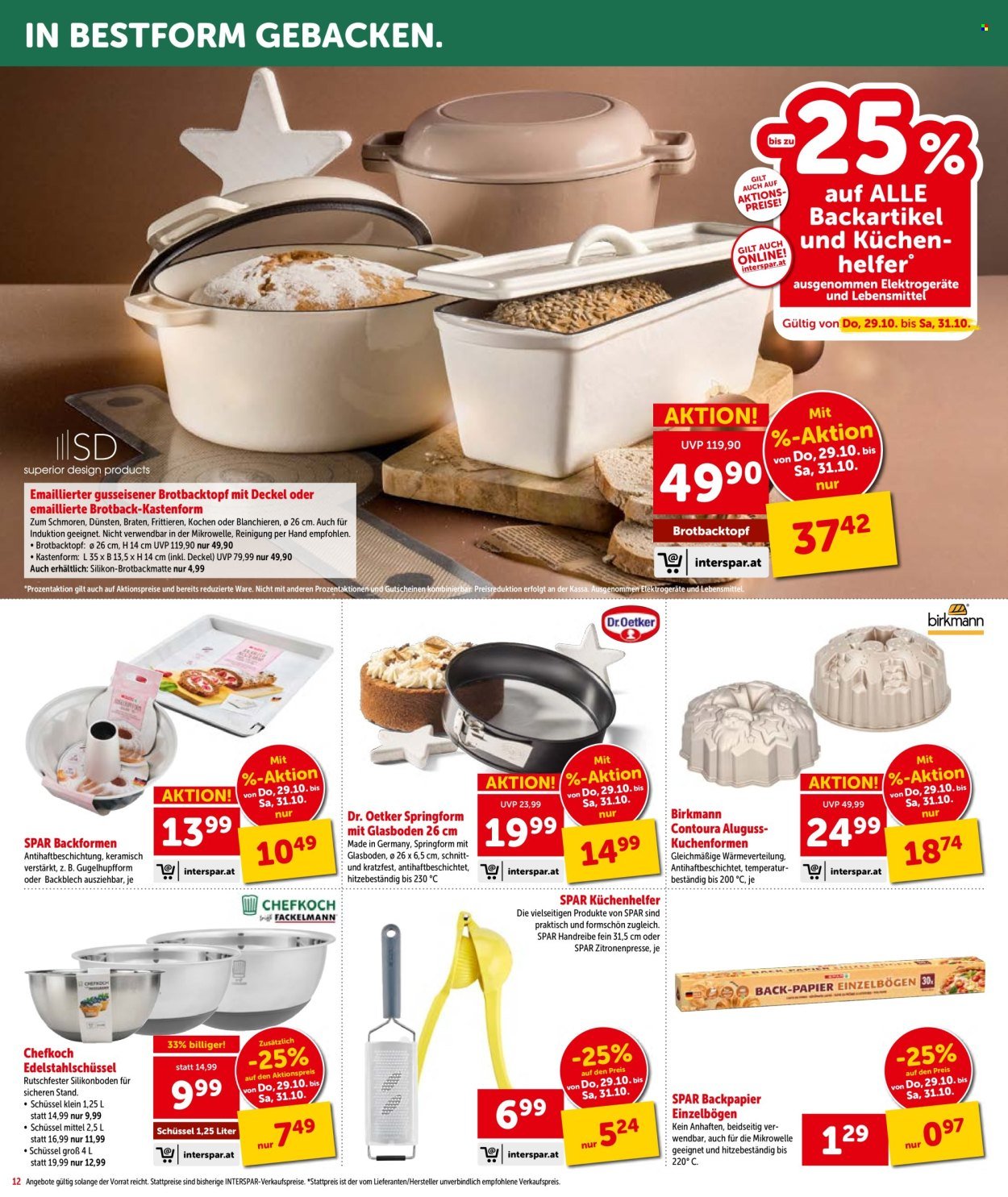 INTERSPAR Flugblatt - Ab Donnerstag, 29.10.2026