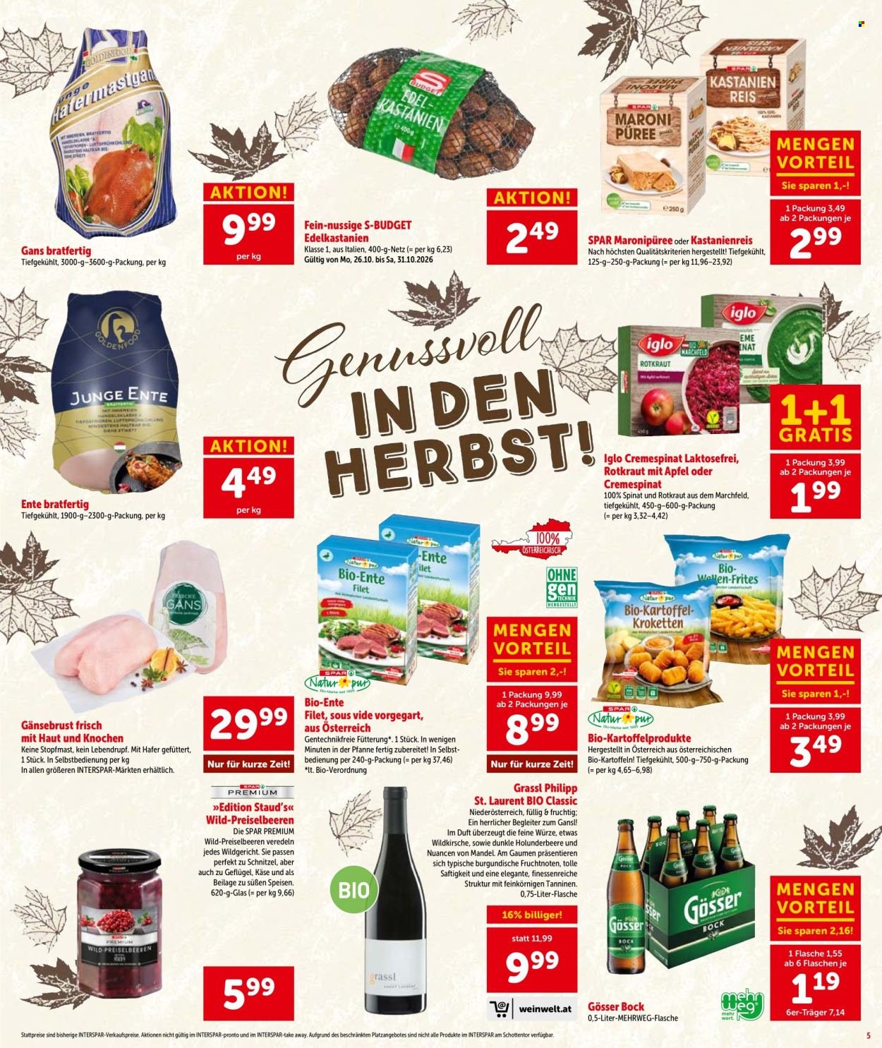INTERSPAR Flugblatt - Ab Donnerstag, 29.10.2026