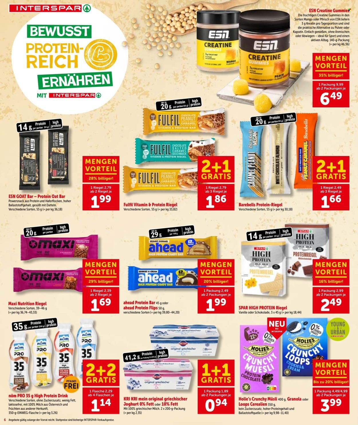 INTERSPAR Flugblatt - Ab Donnerstag, 29.10.2026