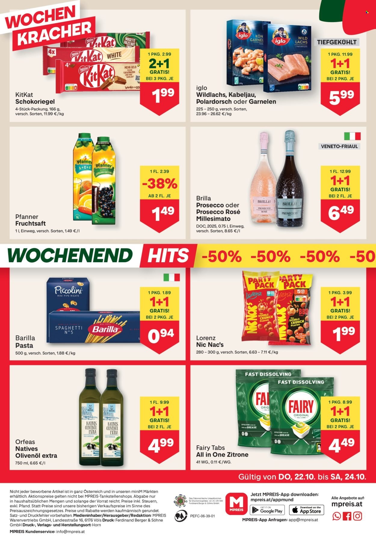 MPREIS Flugblatt - Ab Donnerstag, 22.10.2026