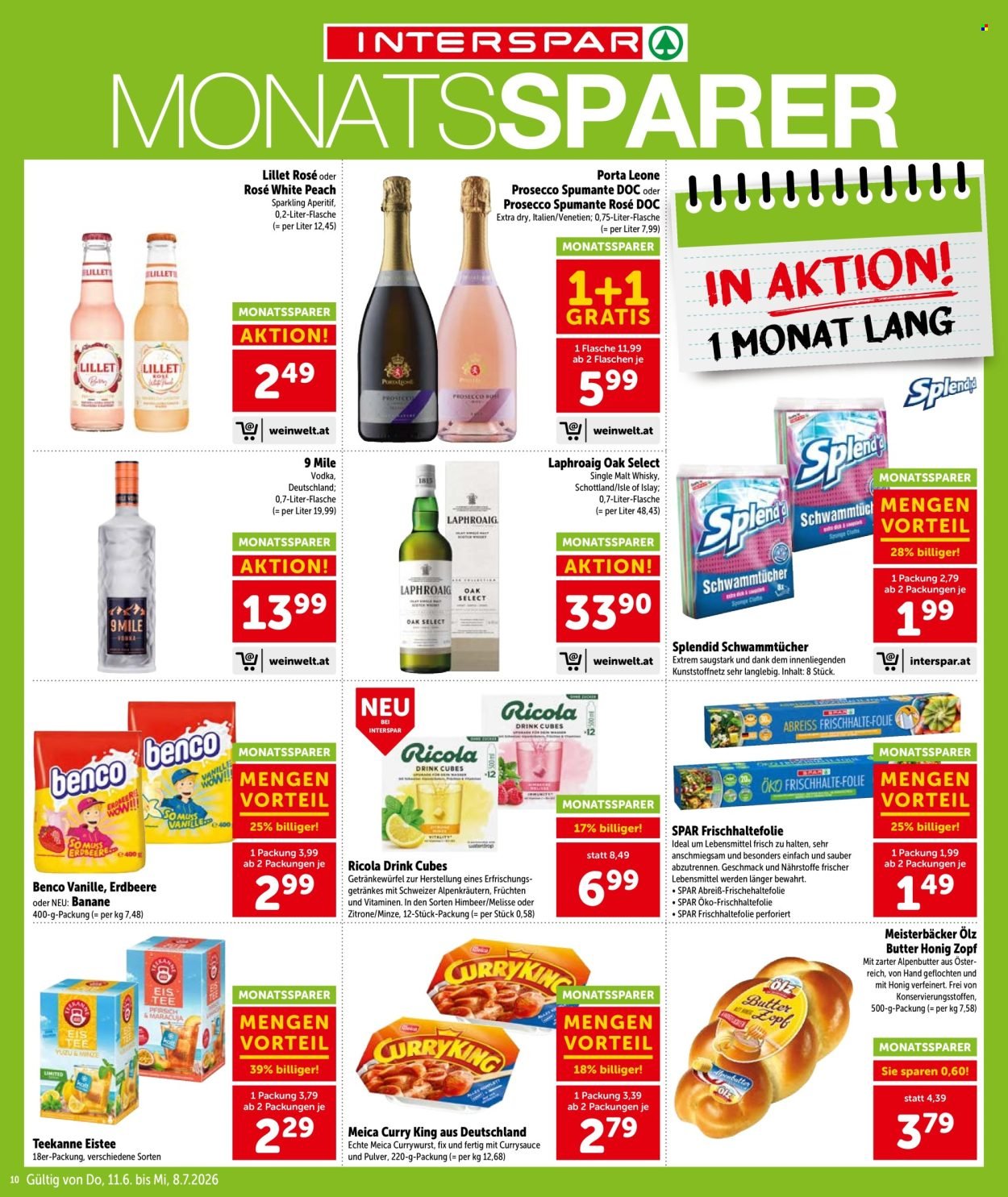 INTERSPAR Flugblatt - Ab Donnerstag, 11.6.2026