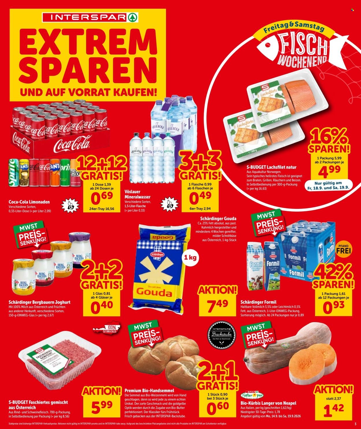 INTERSPAR Flugblatt - Ab Donnerstag, 17.9.2026