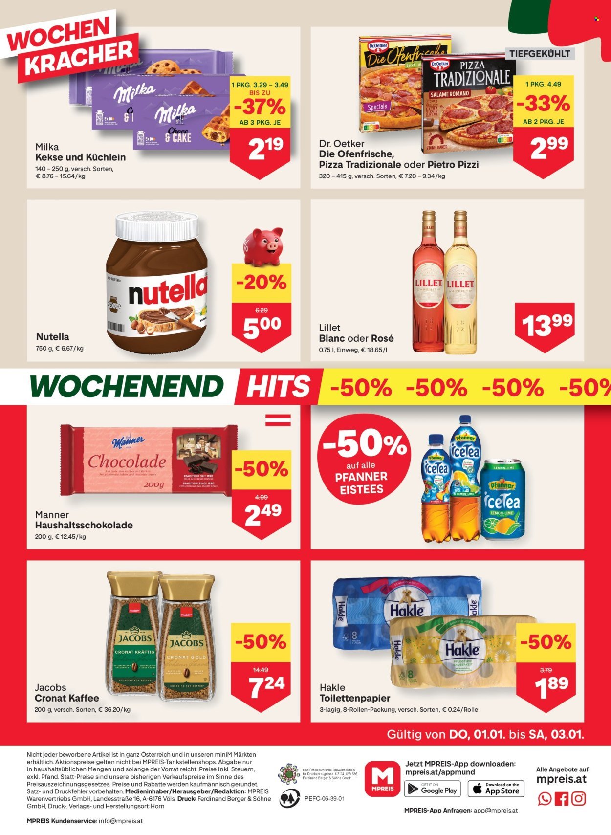 MPREIS Flugblatt - Ab Donnerstag, 1.1.2026