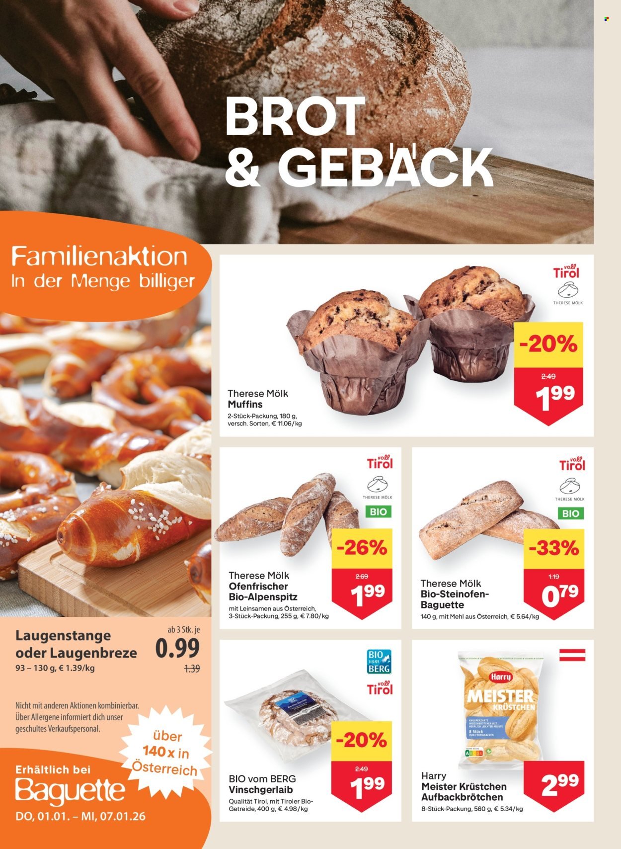 MPREIS Flugblatt - Ab Donnerstag, 1.1.2026