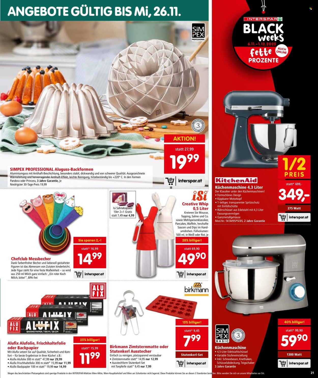 INTERSPAR Flugblatt - KW 45 - Wien (2025-11-06 - 2025-11-19)