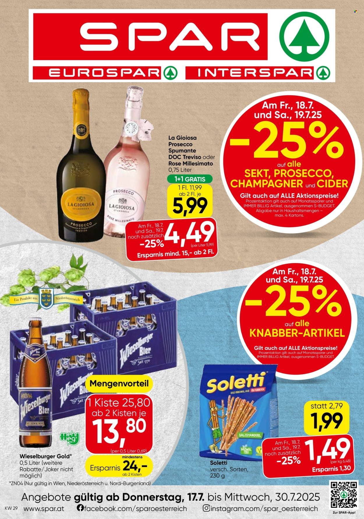 SPAR Flugblatt - KW 29 - Wien (2025-07-17 - 2025-07-30) | 1