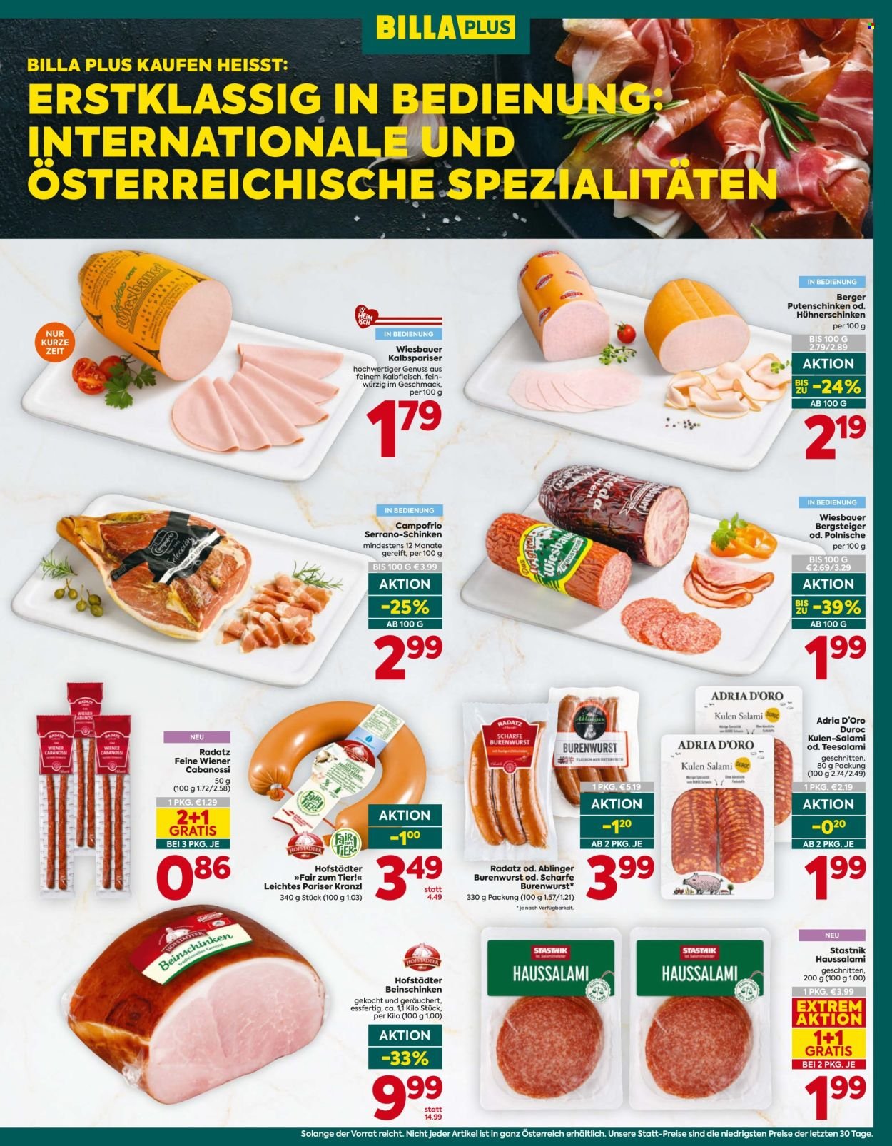 BILLA PLUS Flugblatt - Ab Donnerstag, 8.10.2026