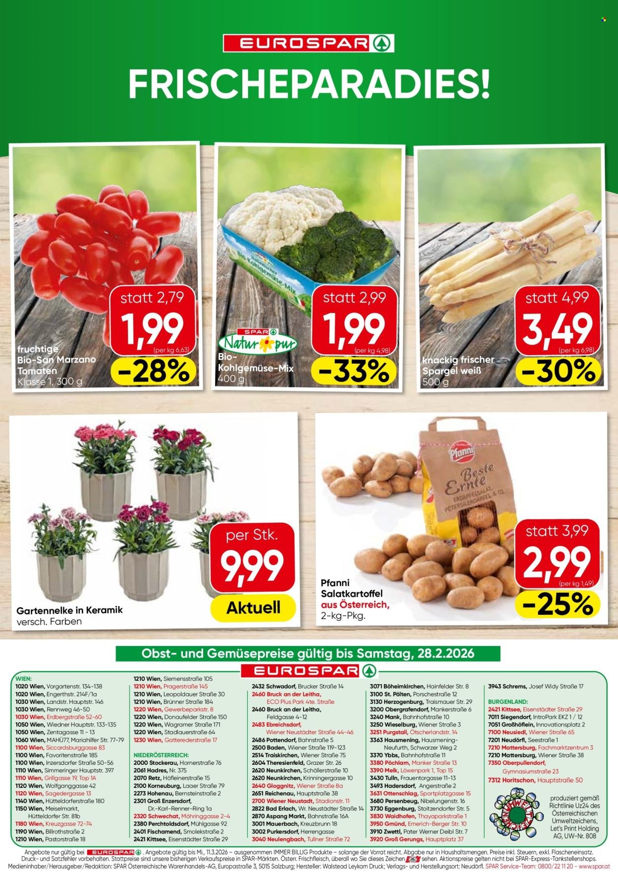 EUROSPAR Flugblatt - KW 9 - Wien