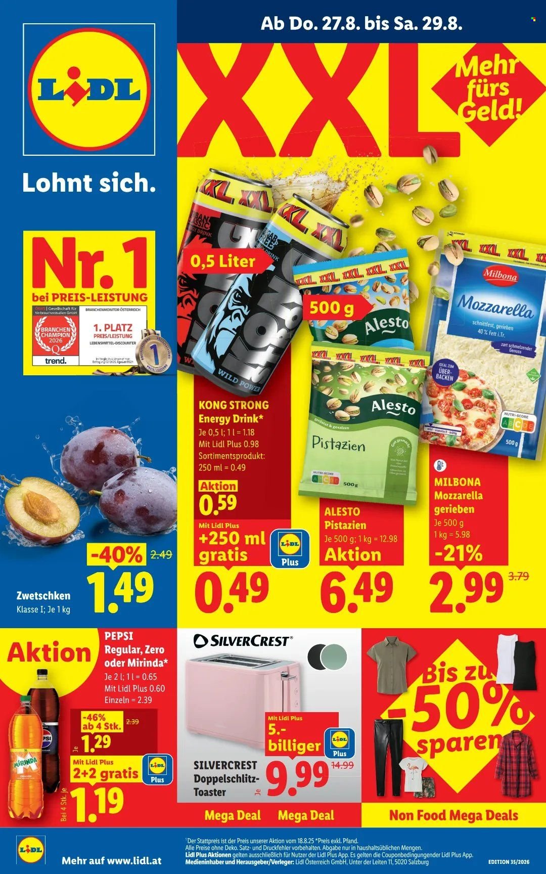 LIDL Flugblatt - Ab Donnerstag, 27.8.2026