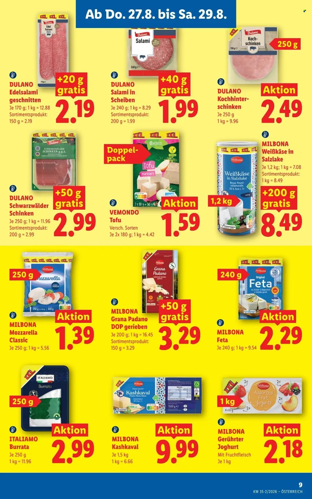 LIDL Flugblatt - Ab Donnerstag, 27.8.2026