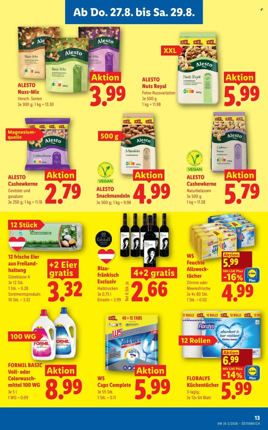 LIDL Flugblatt - Ab Donnerstag, 27.8.2026