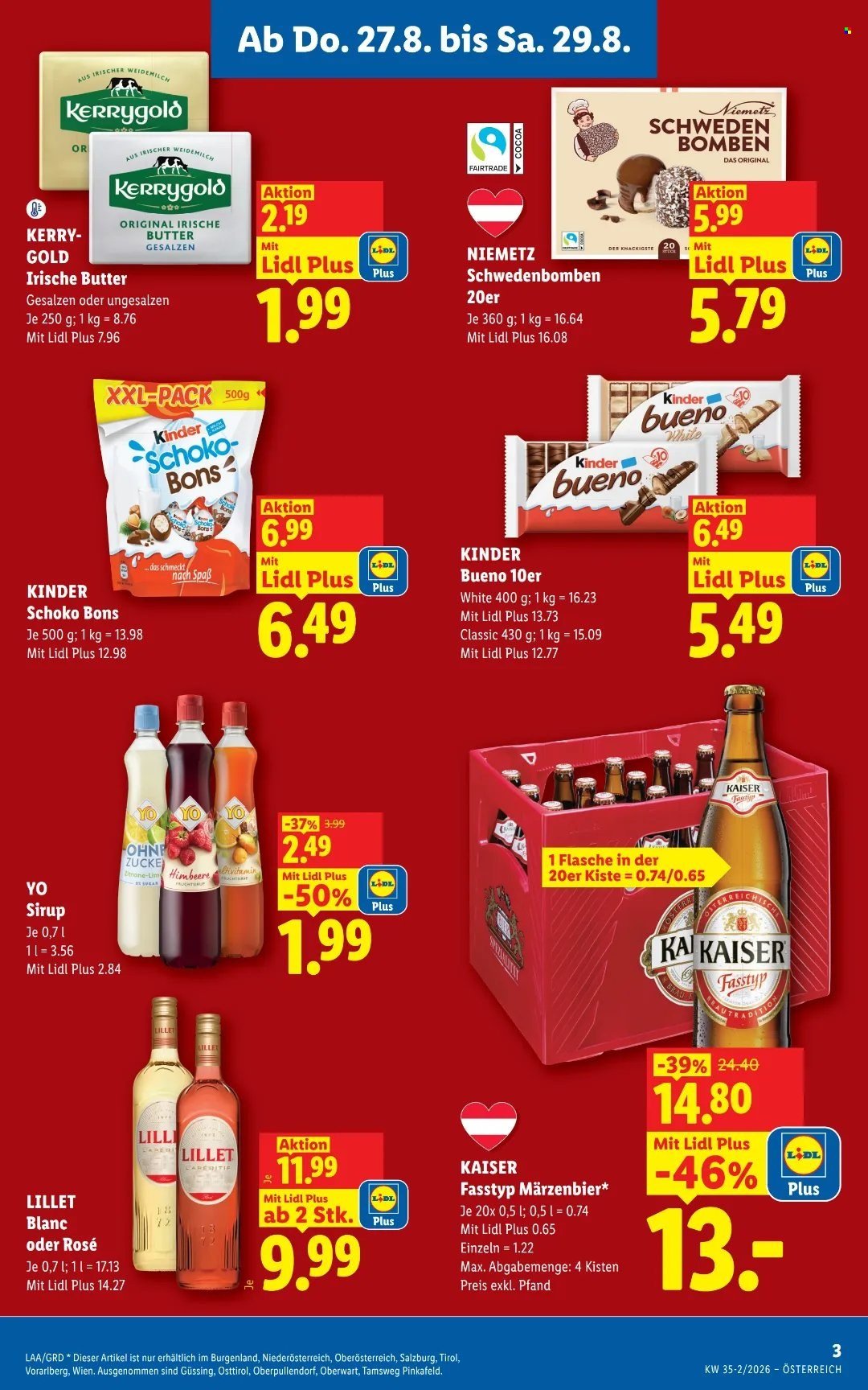 LIDL Flugblatt - Ab Donnerstag, 27.8.2026