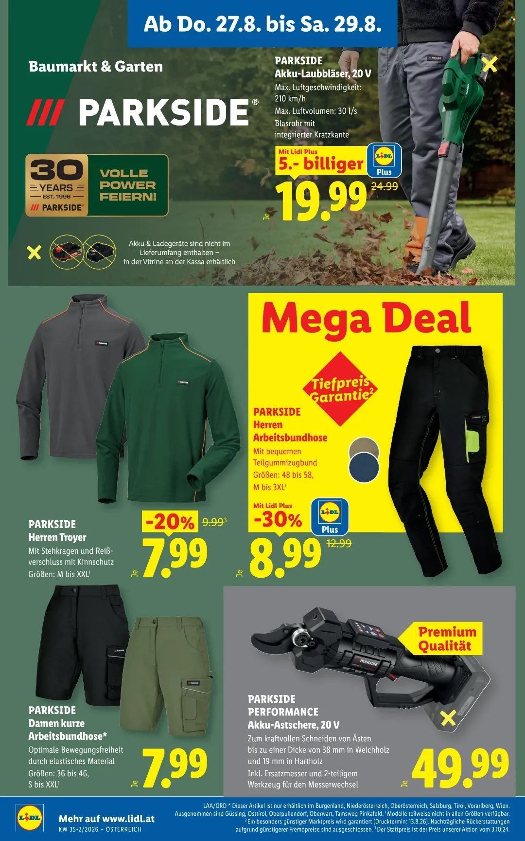 LIDL Flugblatt - Ab Donnerstag, 27.8.2026