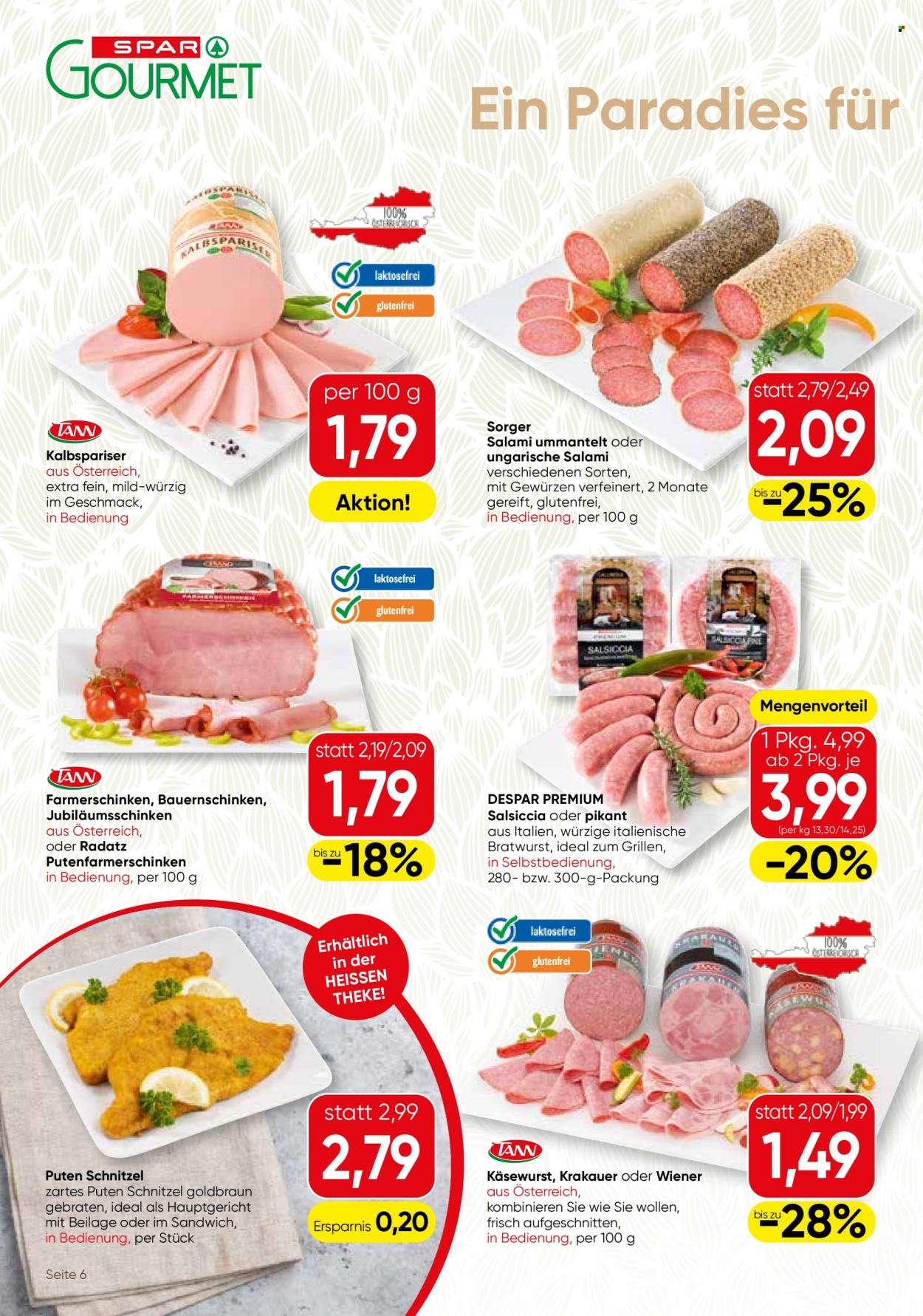 SPAR Flugblatt - Gourmet