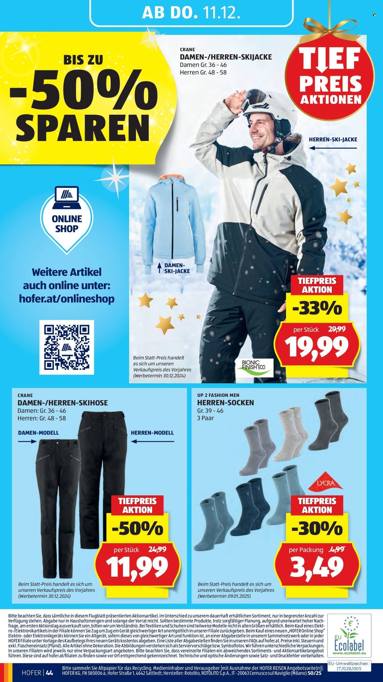 HOFER Flugblatt - Ab Freitag, 5.12.2025