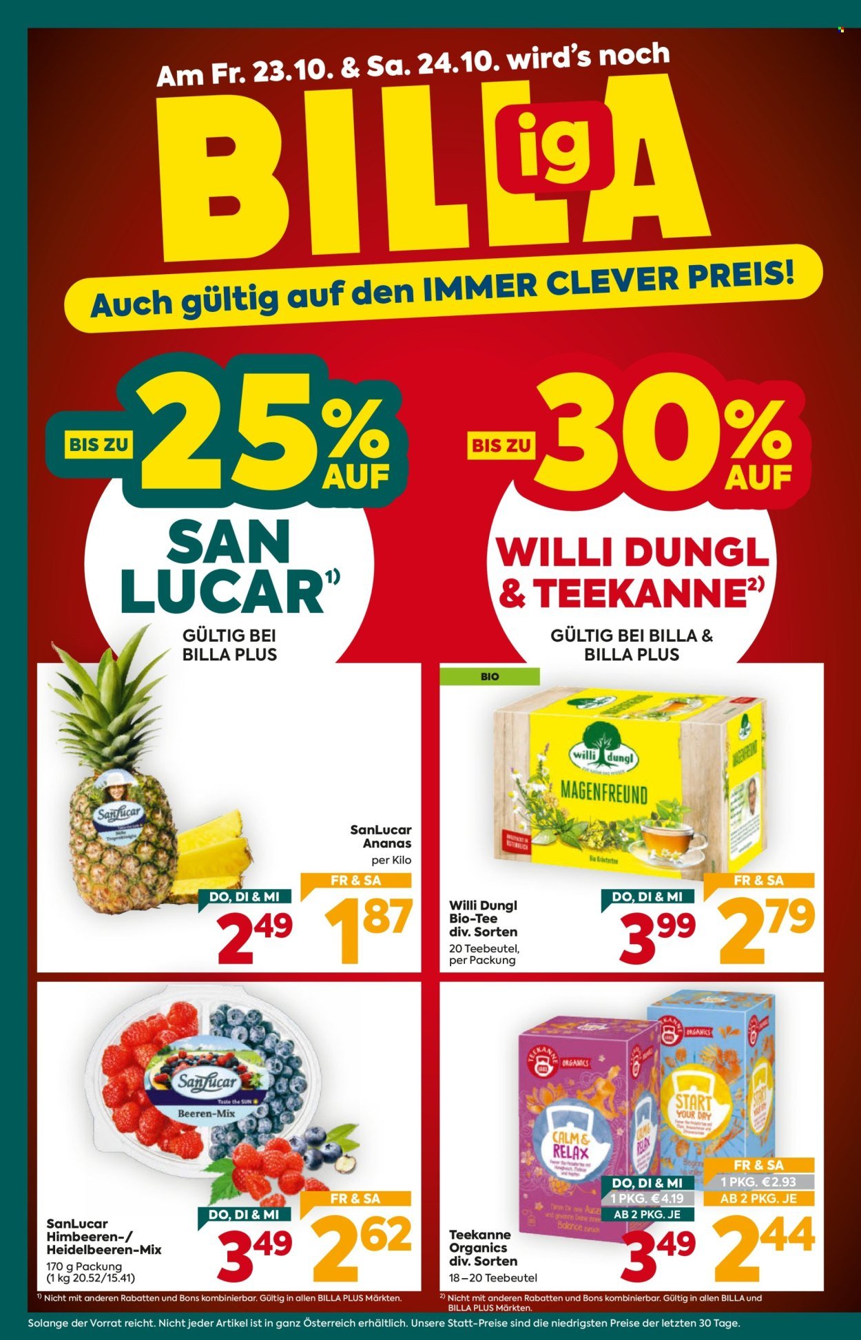 BILLA PLUS Flugblatt - Ab Donnerstag, 22.10.2026