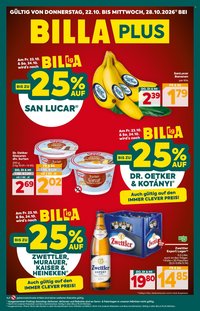 BILLA PLUS Flugblatt - Ab Donnerstag, 22.10.2026