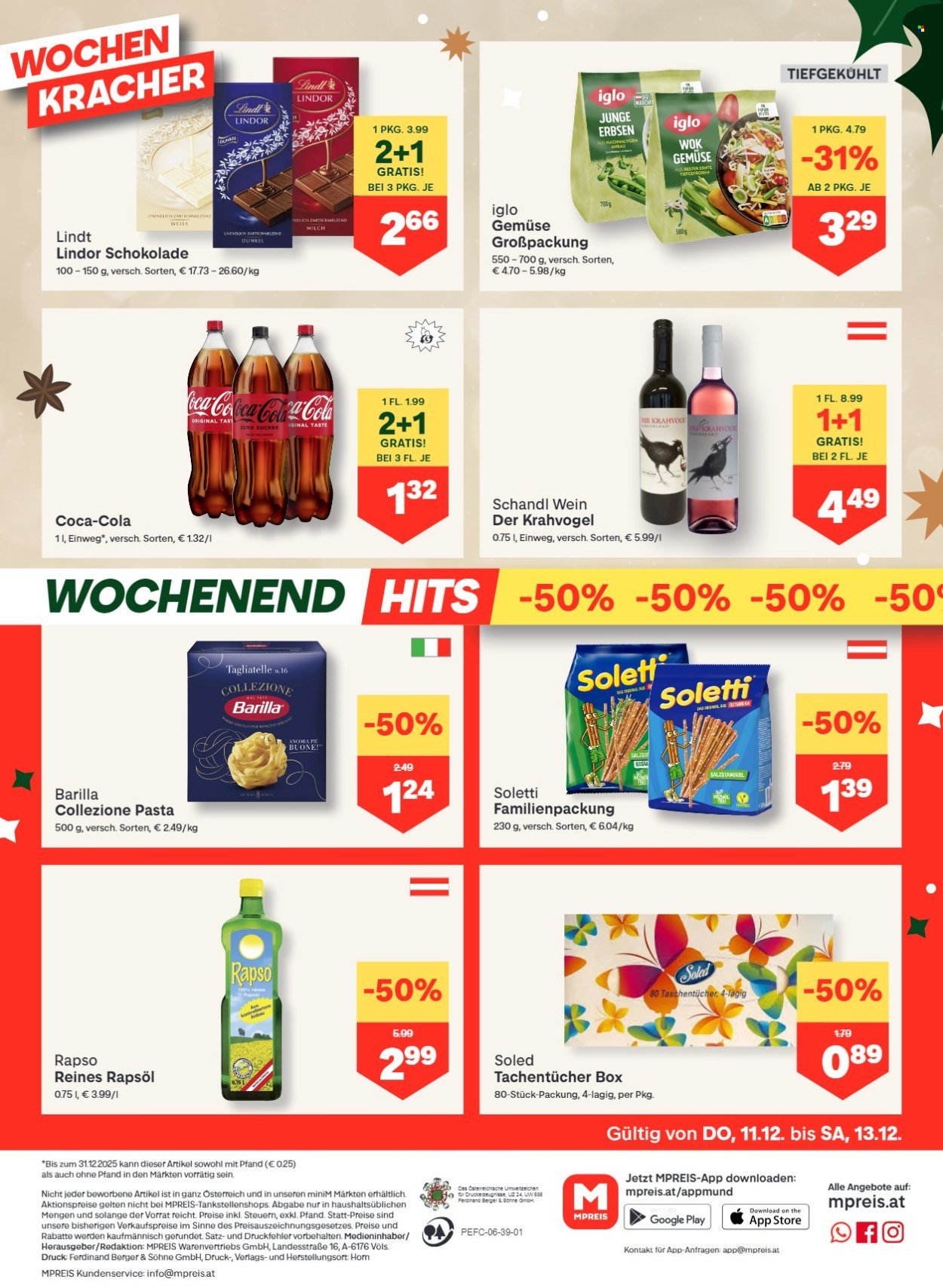 MPREIS Flugblatt - Ab Donnerstag, 11.12.2025 (2025-12-11 - 2025-12-17) | 16