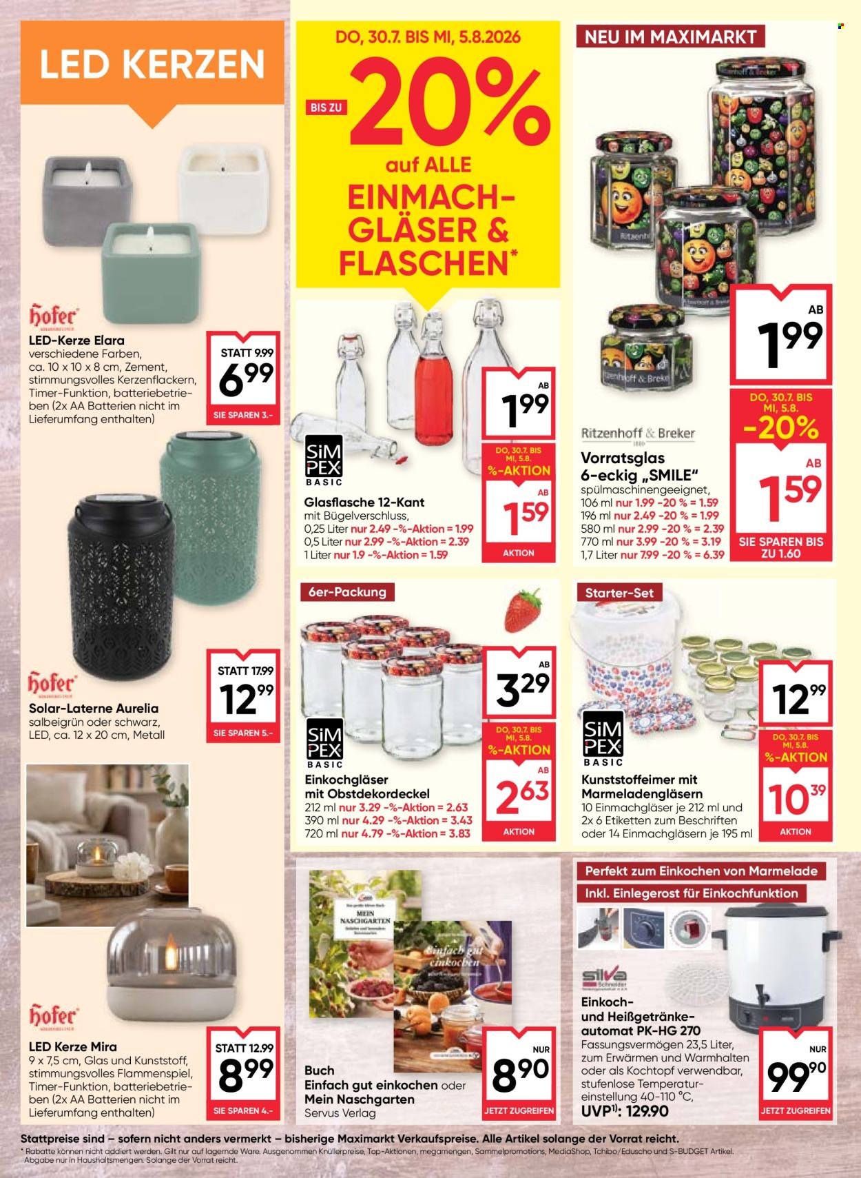 MAXIMARKT Flugblatt - Ab Donnerstag, 30.7.2026