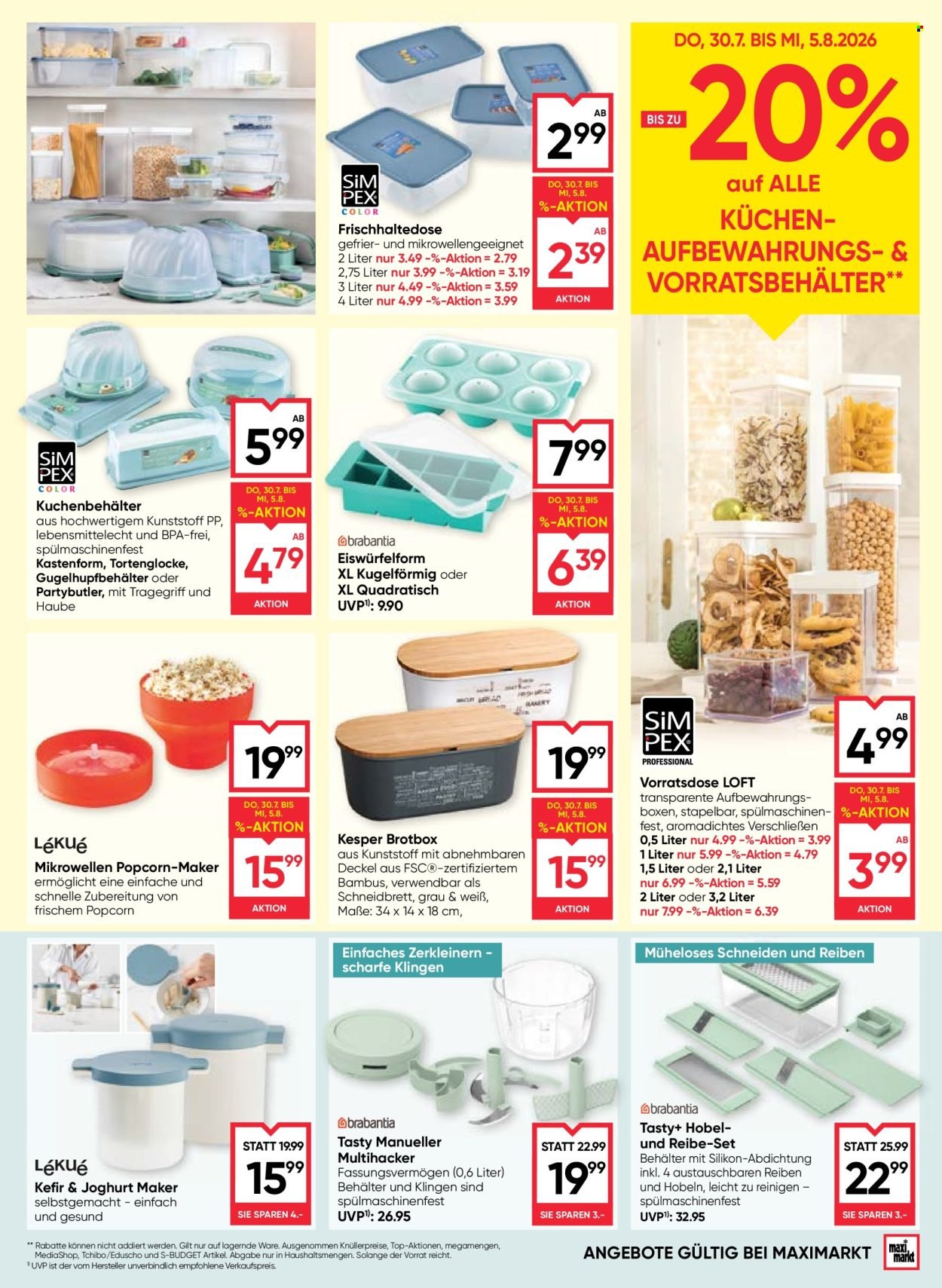 MAXIMARKT Flugblatt - Ab Donnerstag, 30.7.2026