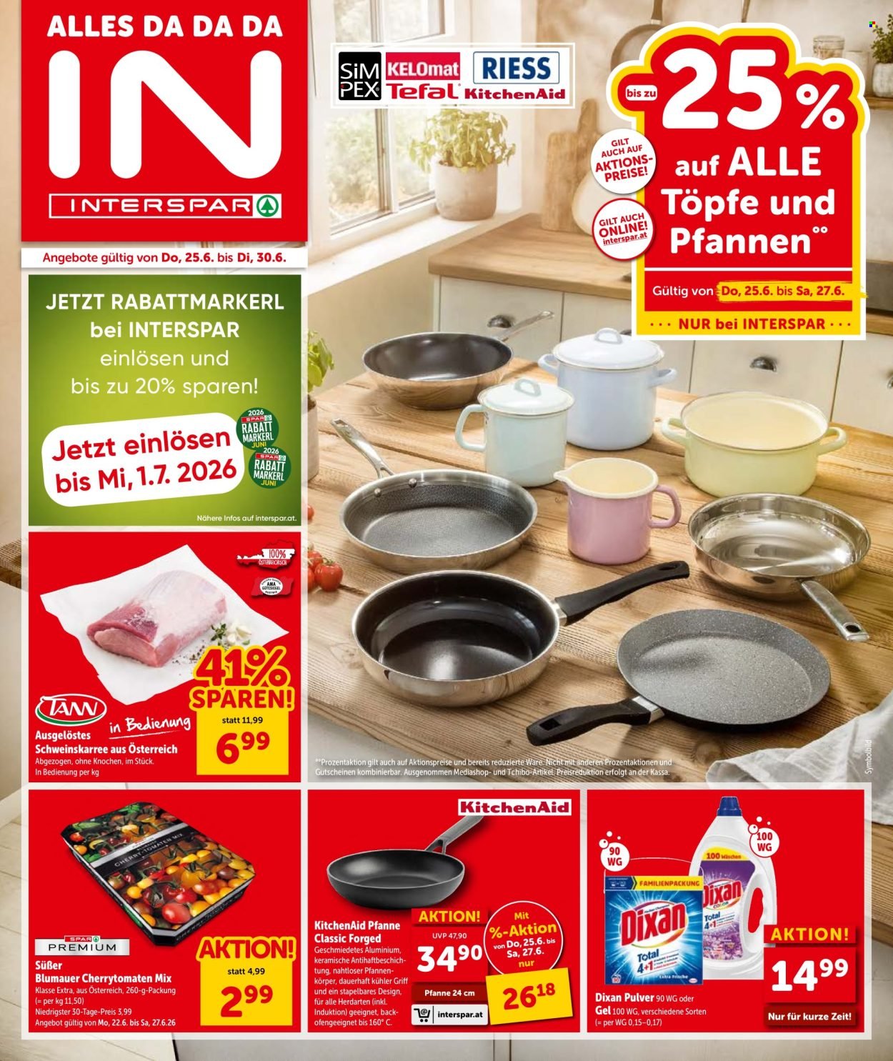 INTERSPAR Flugblatt - Ab Donnerstag, 25.6.2026
