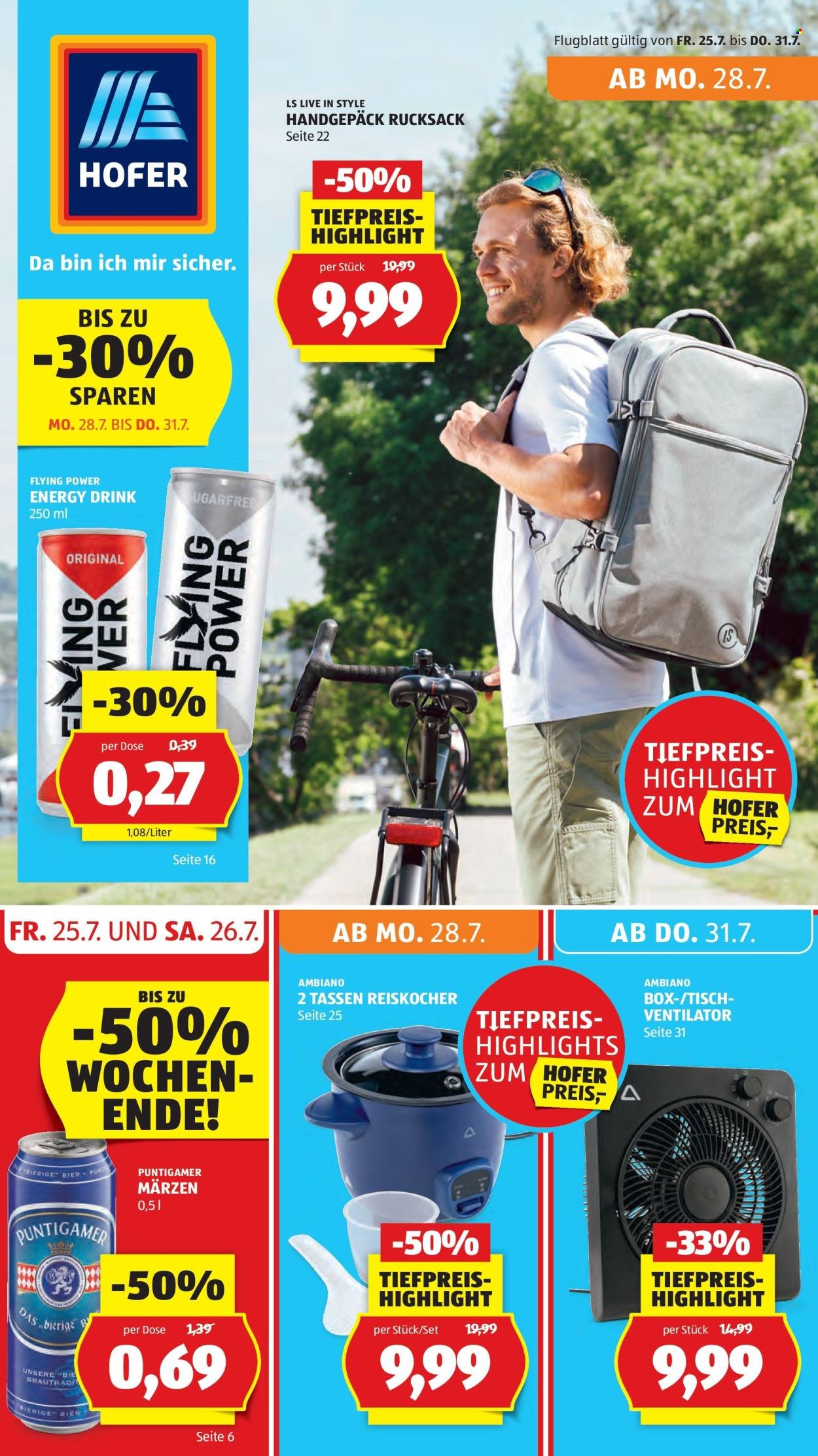 HOFER Flugblatt - Ab Freitag, 25.7.2025 (2025-07-25 - 2025-07-31) | 1