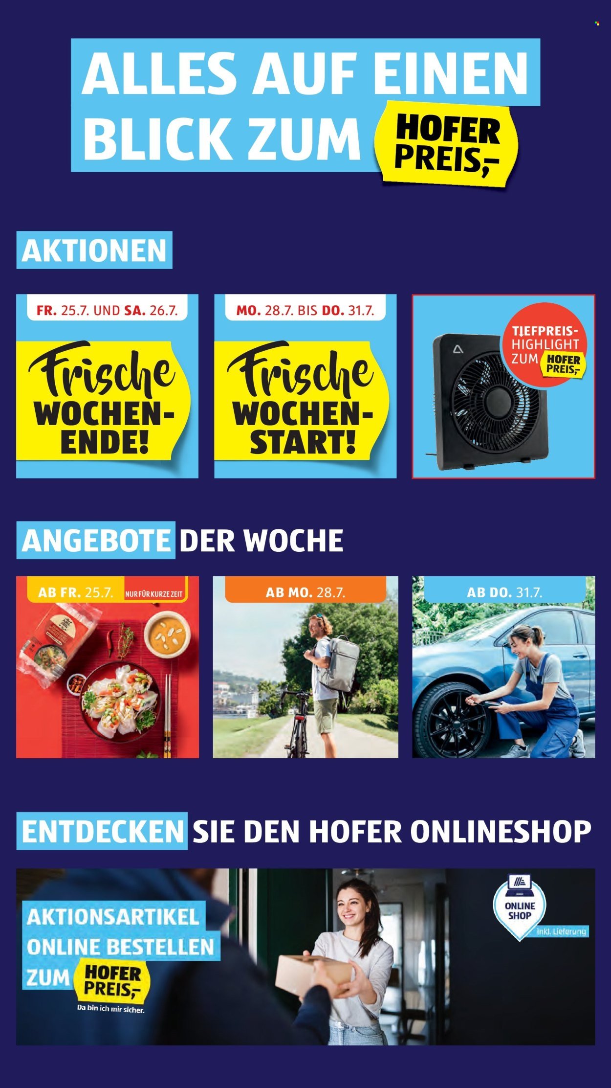 HOFER Flugblatt - Ab Freitag, 25.7.2025 (2025-07-25 - 2025-07-31)