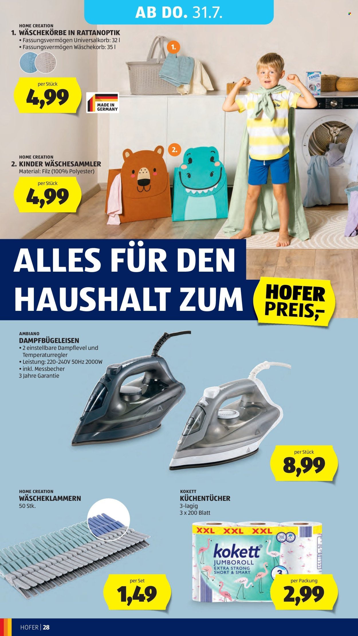 HOFER Flugblatt - Ab Freitag, 25.7.2025 (2025-07-25 - 2025-07-31)