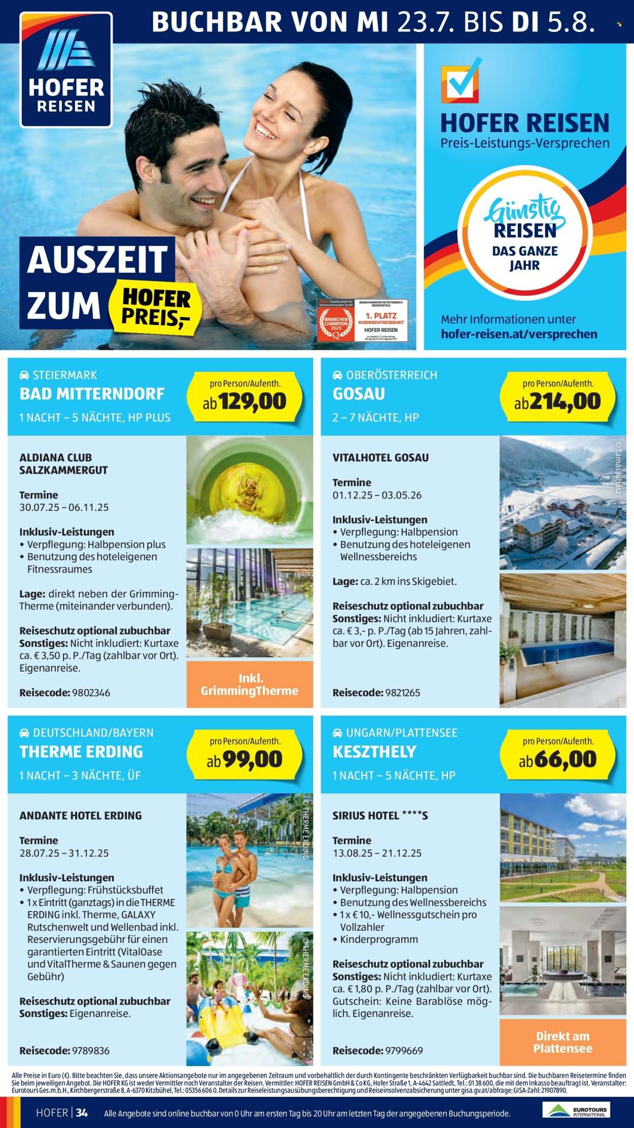 HOFER Flugblatt - Ab Freitag, 25.7.2025 (2025-07-25 - 2025-07-31)
