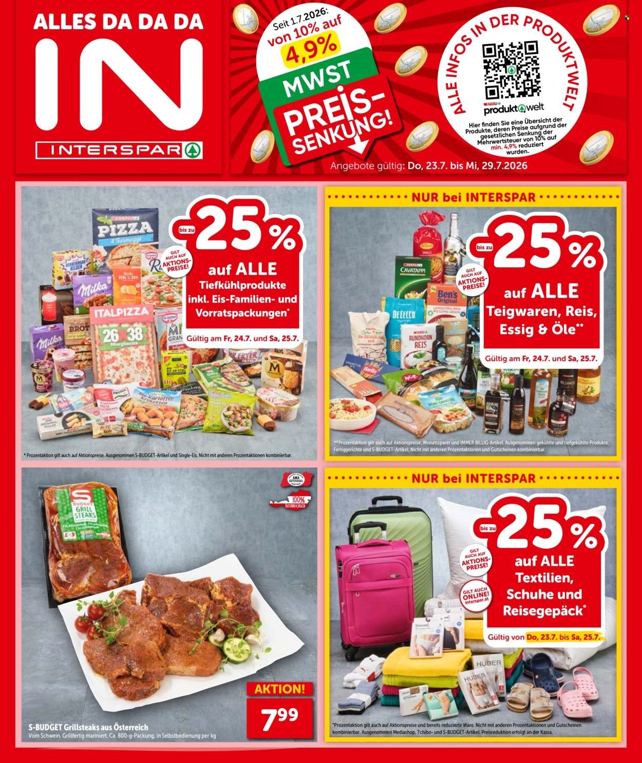 INTERSPAR Flugblatt - Ab Donnerstag, 23.7.2026