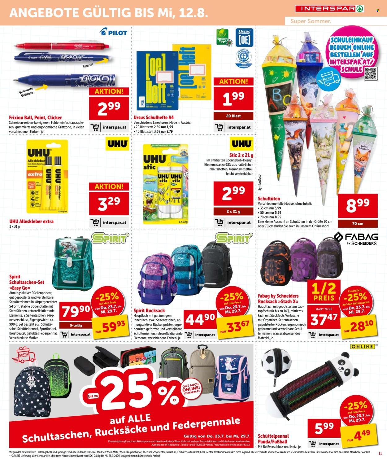 INTERSPAR Flugblatt - Ab Donnerstag, 23.7.2026