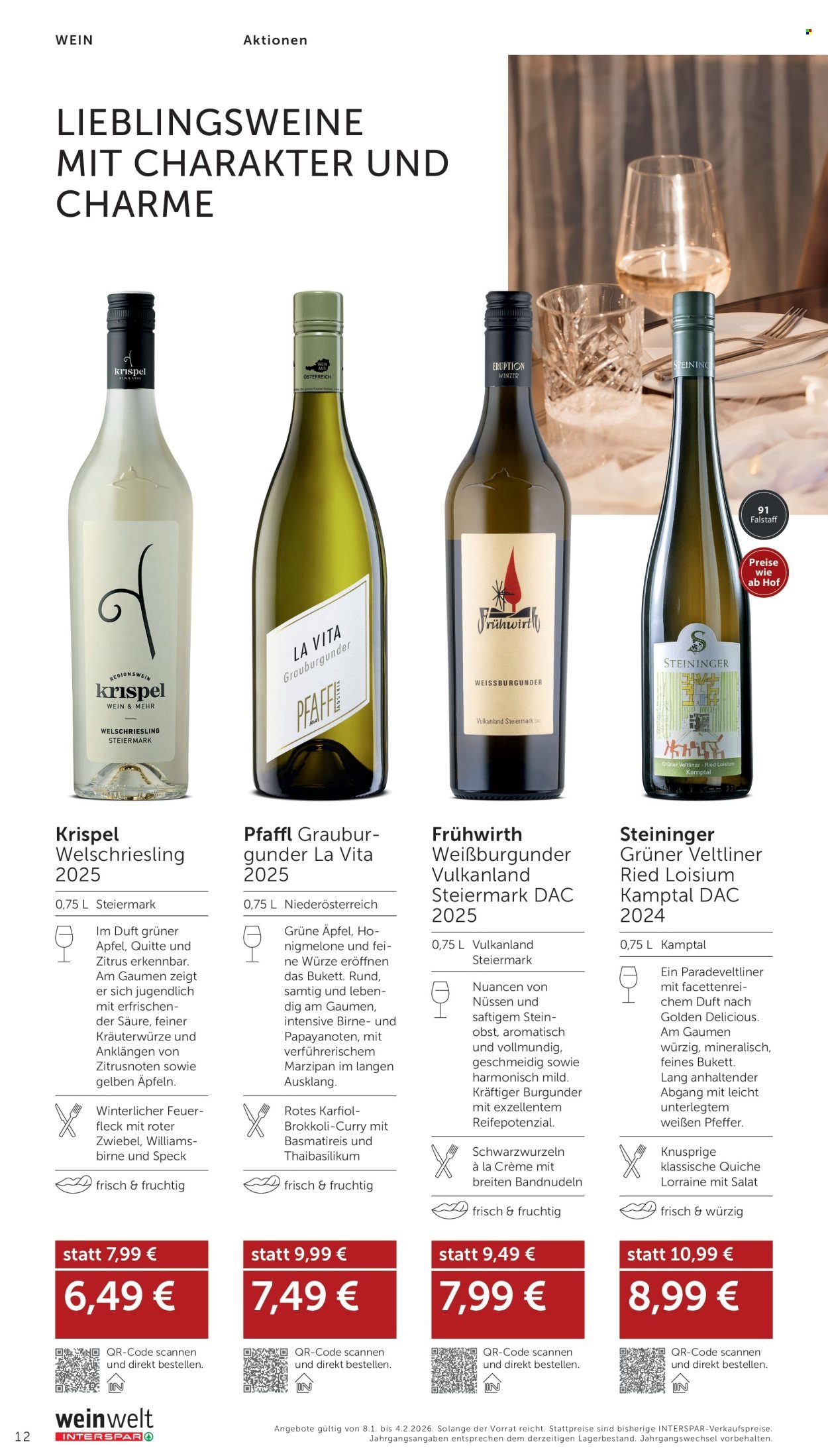 INTERSPAR Flugblatt - Weinwelt Bestseller 01 2026