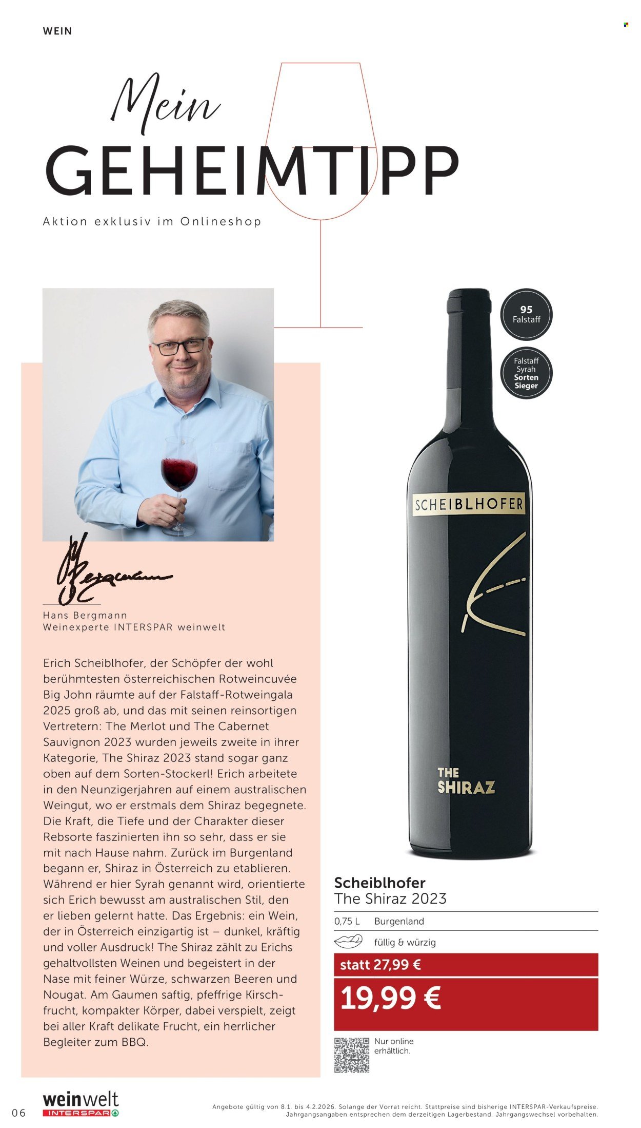 INTERSPAR Flugblatt - Weinwelt Bestseller 01 2026