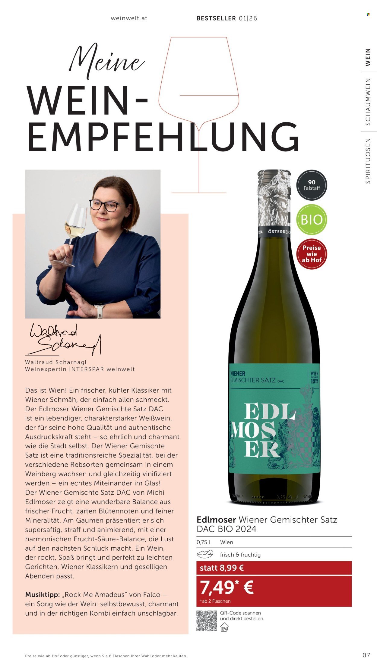 INTERSPAR Flugblatt - Weinwelt Bestseller 01 2026