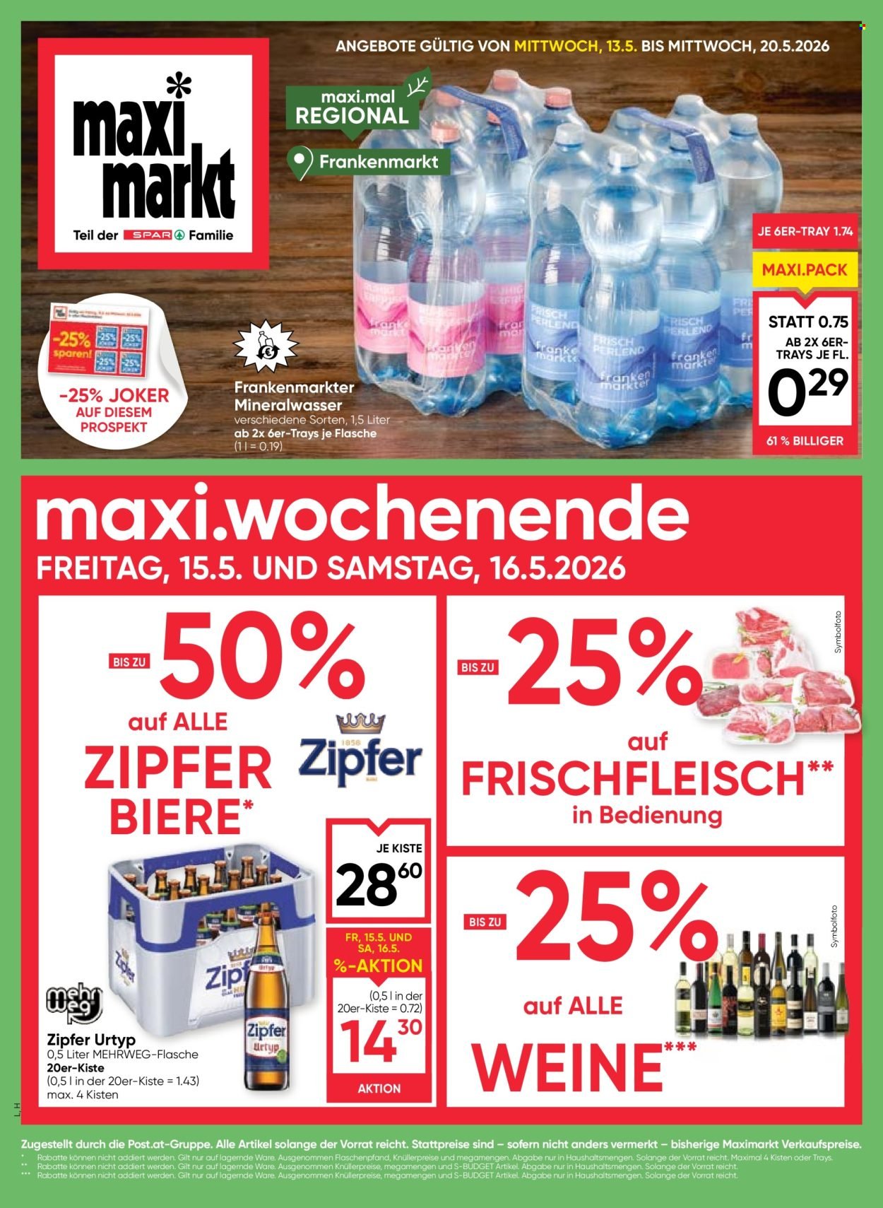 MAXIMARKT Flugblatt - Ab Mittwoch, 13.5.2026