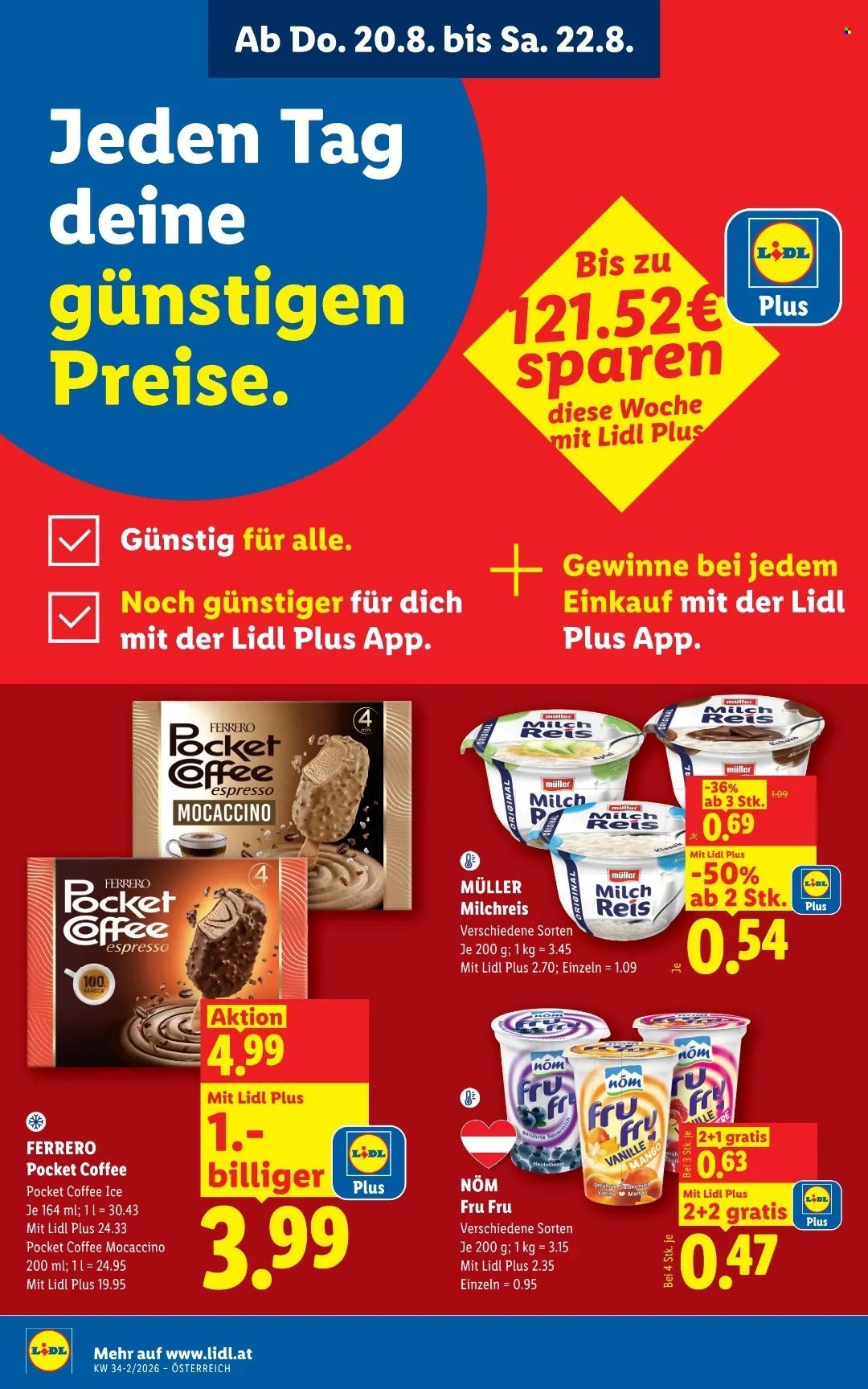 LIDL Flugblatt - Ab Donnerstag, 20.8.2026
