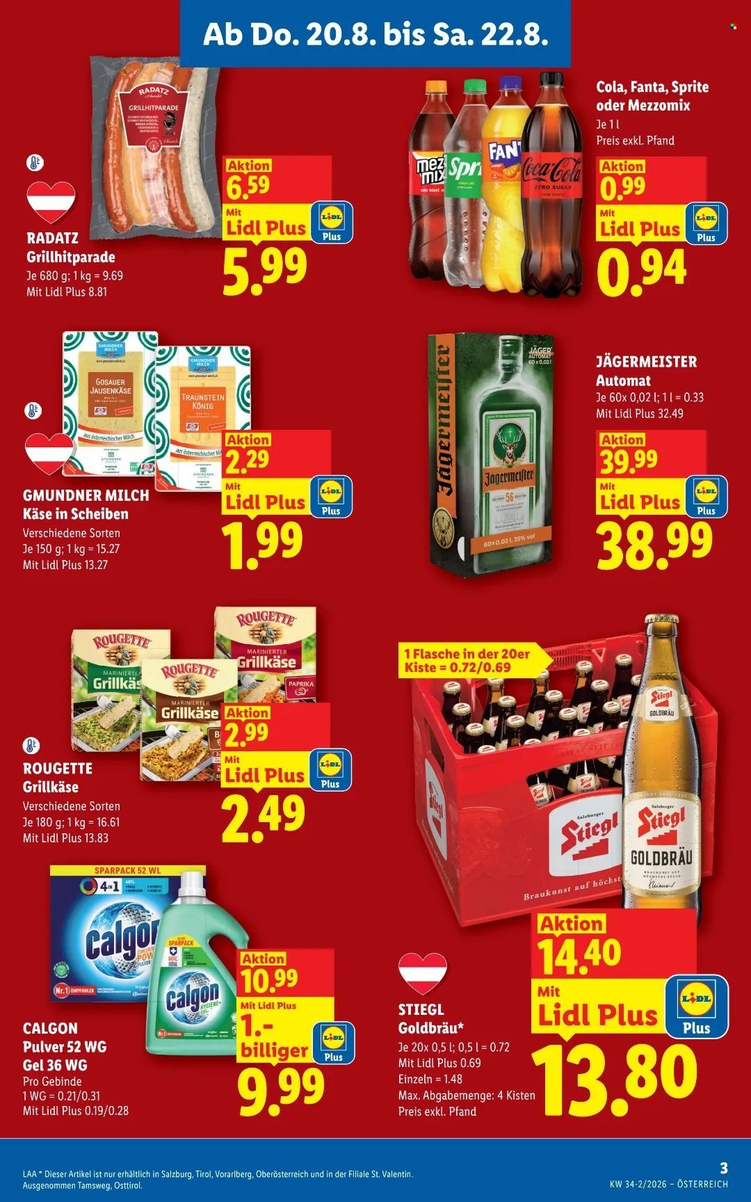 LIDL Flugblatt - Ab Donnerstag, 20.8.2026