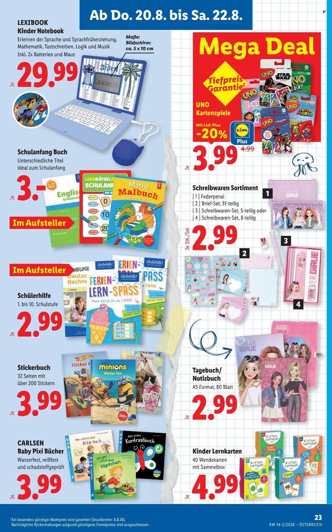 LIDL Flugblatt - Ab Donnerstag, 20.8.2026