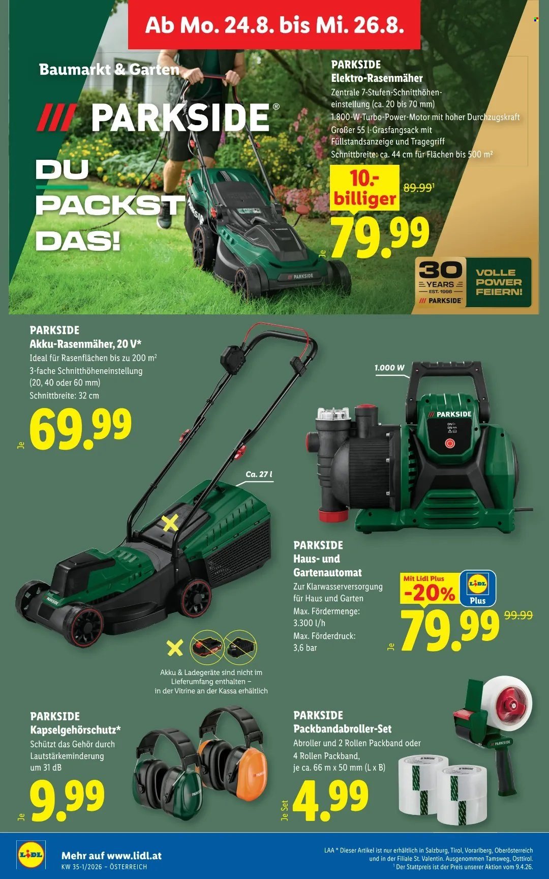 LIDL Flugblatt - Ab Donnerstag, 20.8.2026