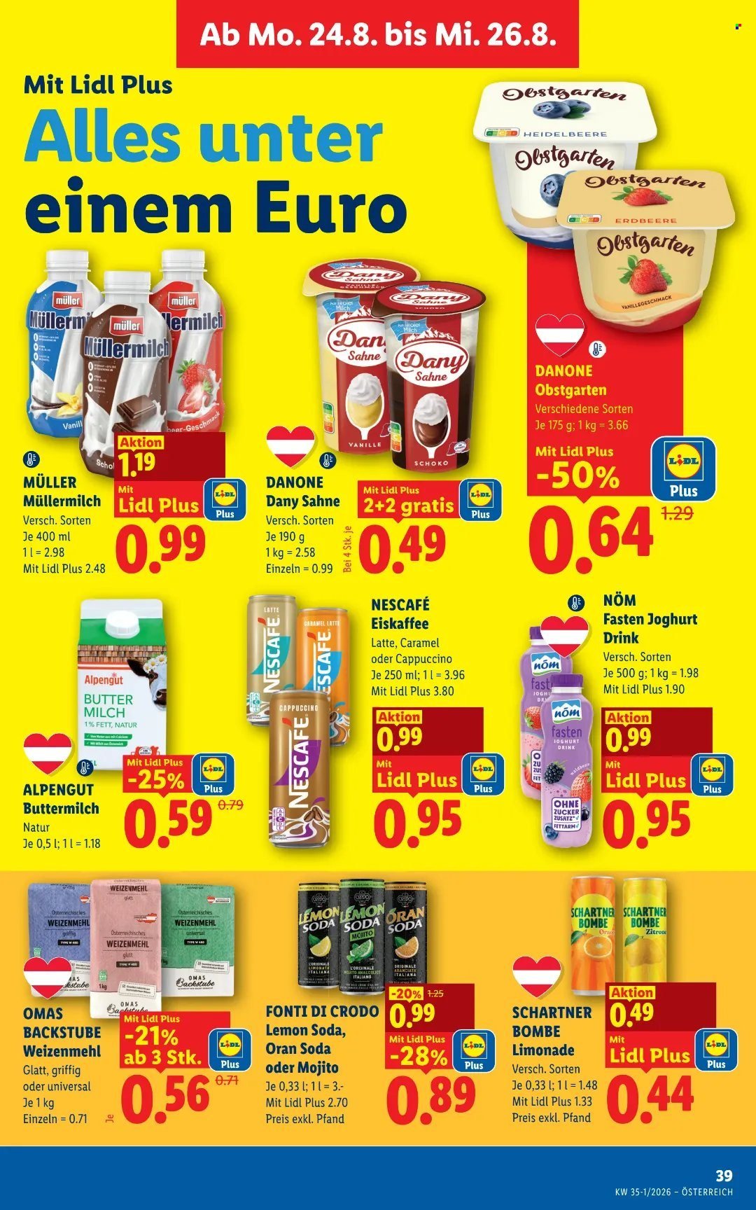 LIDL Flugblatt - Ab Donnerstag, 20.8.2026