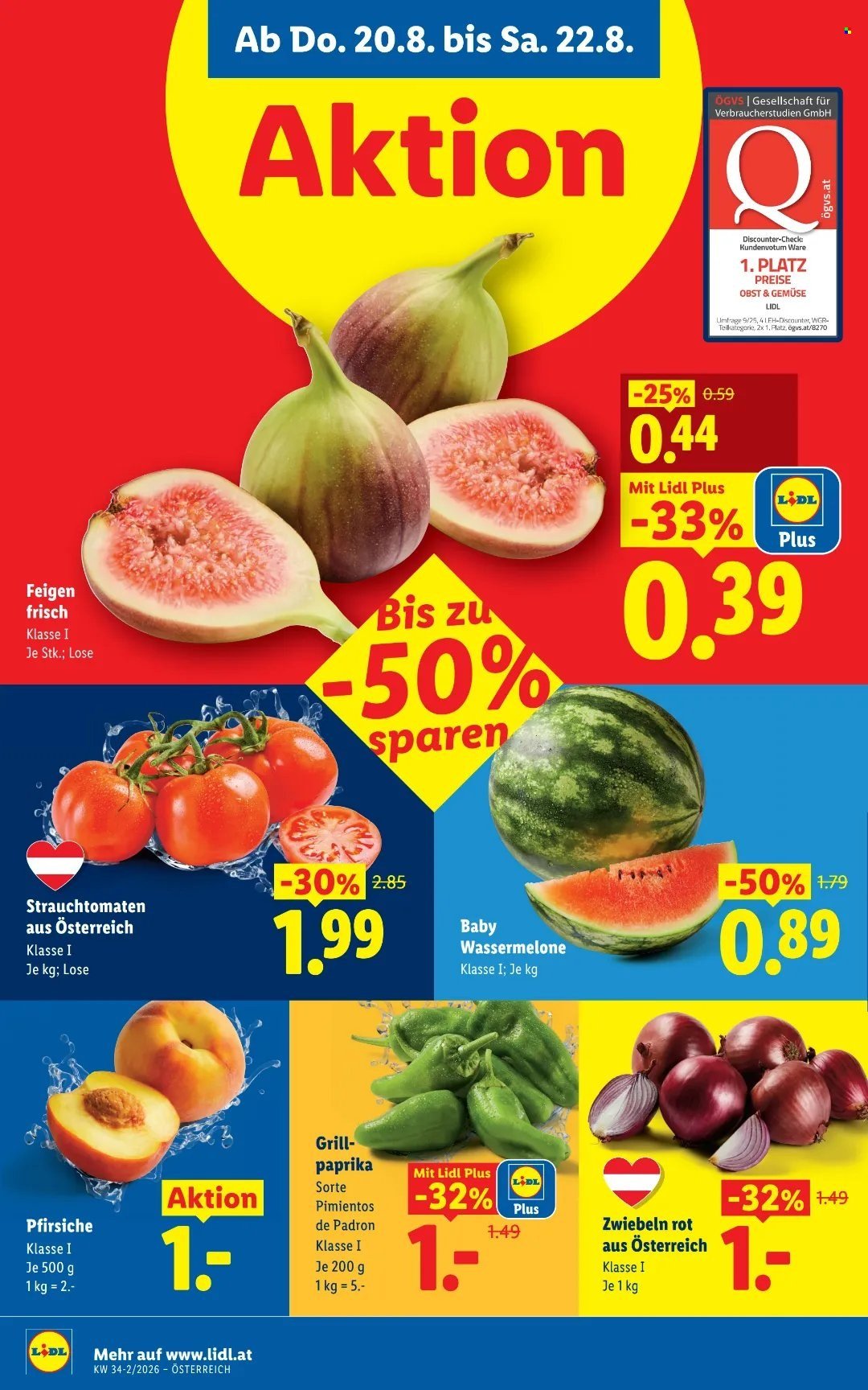 LIDL Flugblatt - Ab Donnerstag, 20.8.2026
