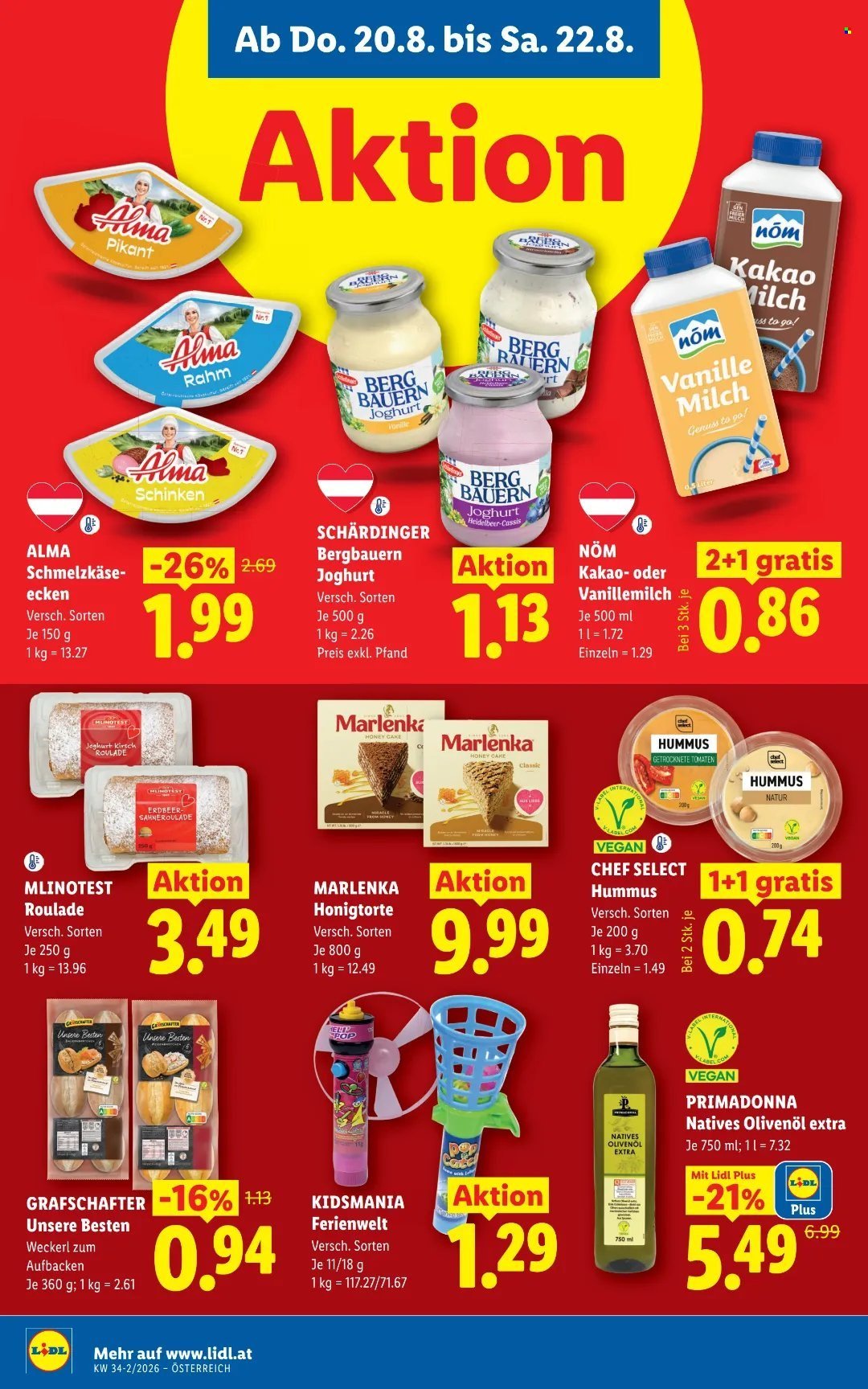 LIDL Flugblatt - Ab Donnerstag, 20.8.2026