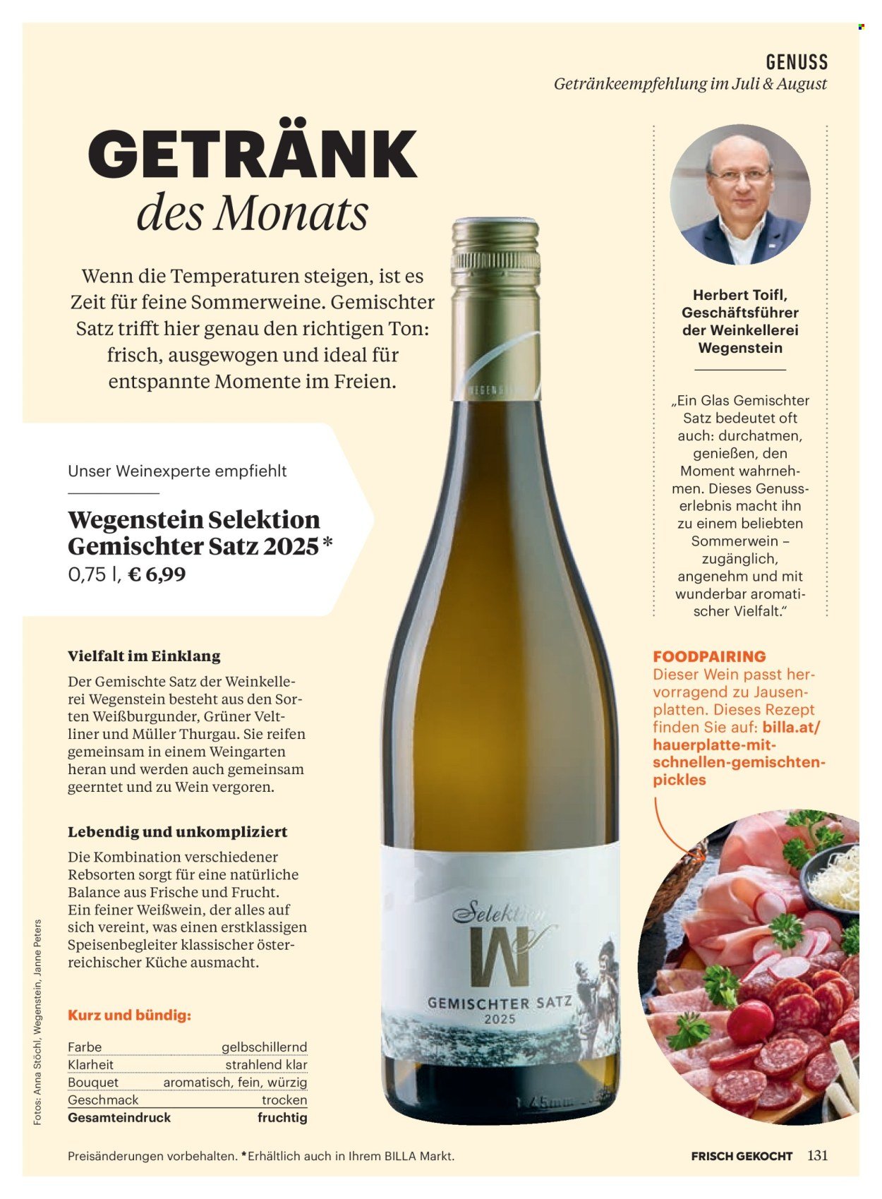 BILLA Flugblatt - Ab Mittwoch, 1.7.2026