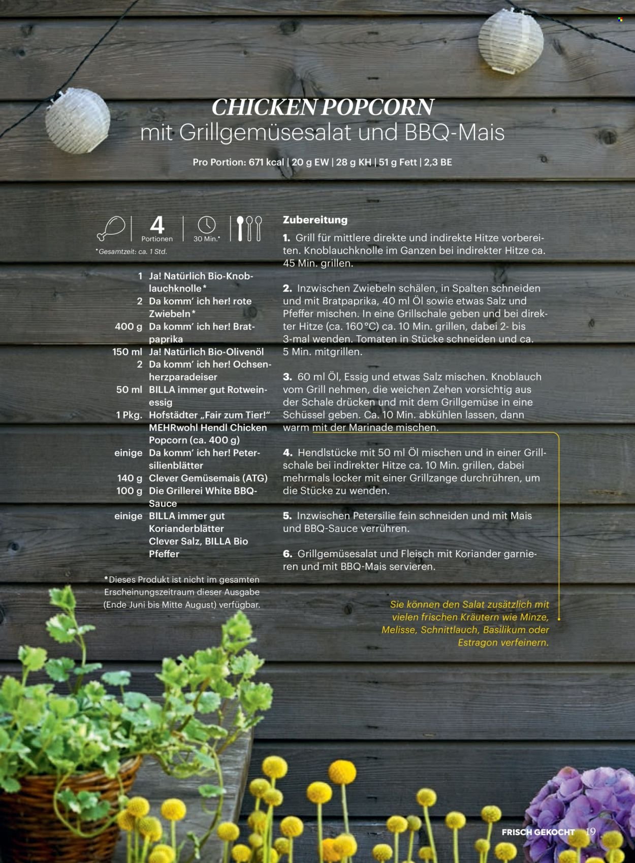 BILLA Flugblatt - Ab Mittwoch, 1.7.2026