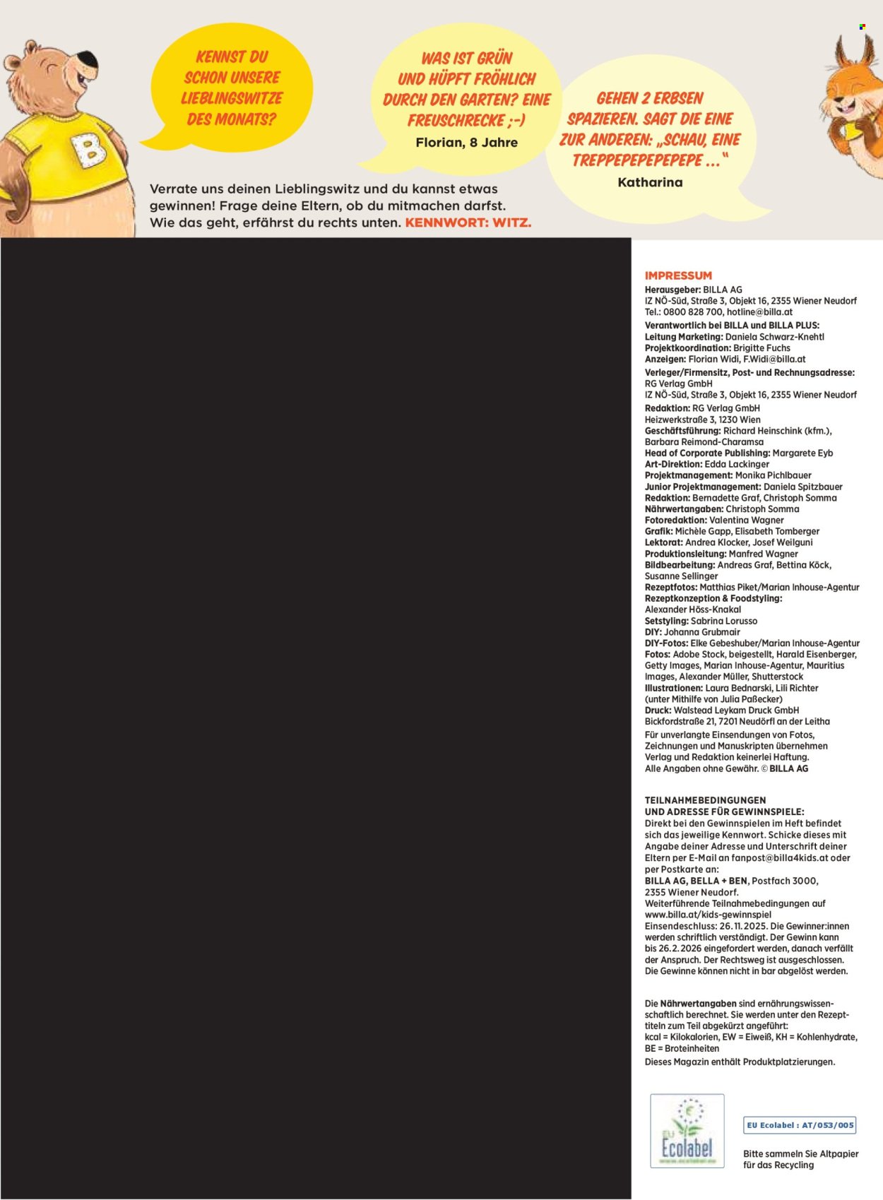 BILLA Flugblatt - September 2025 (2025-09-03)