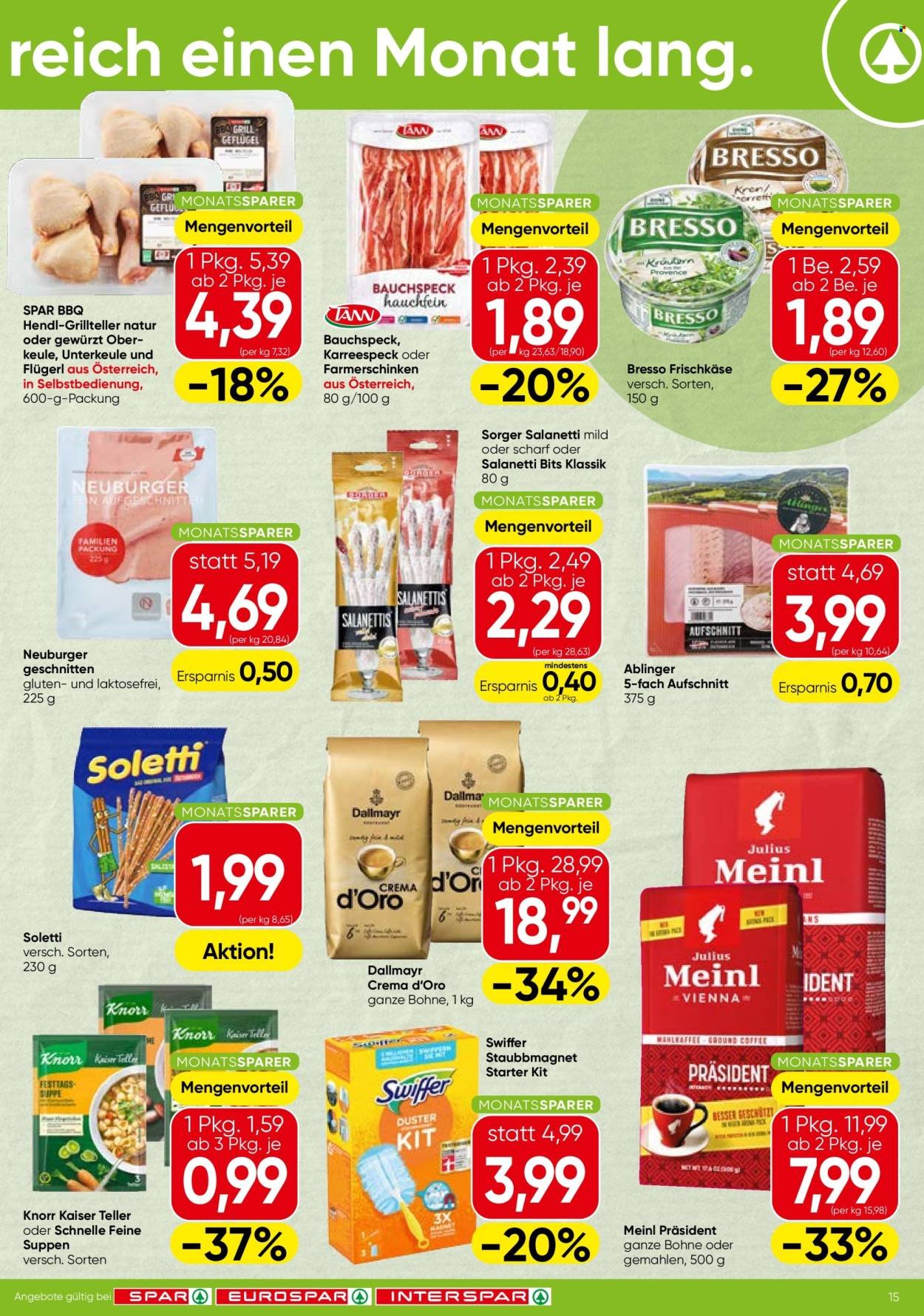 SPAR Flugblatt - Ab Donnerstag, 3.9.2026
