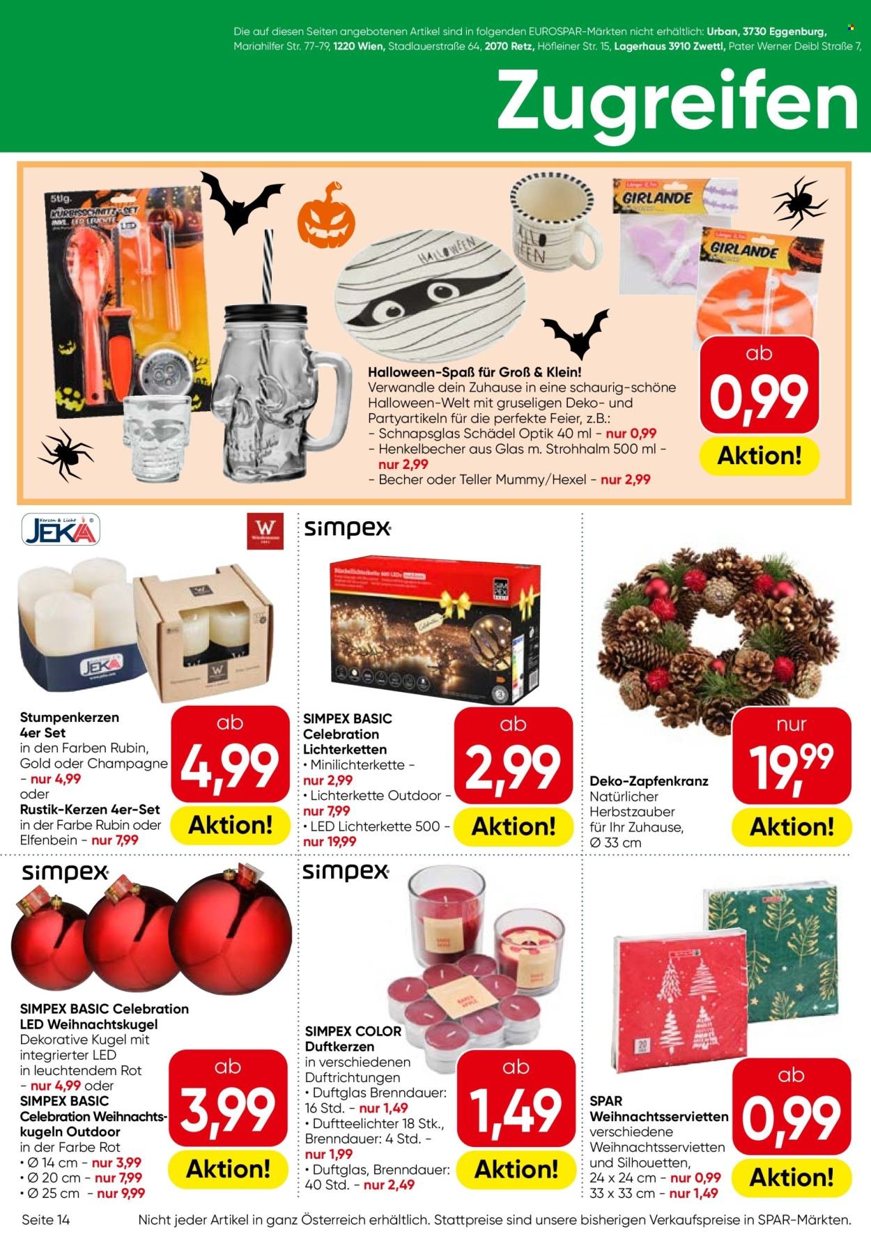 EUROSPAR Flugblatt - Ab Donnerstag, 22.10.2026