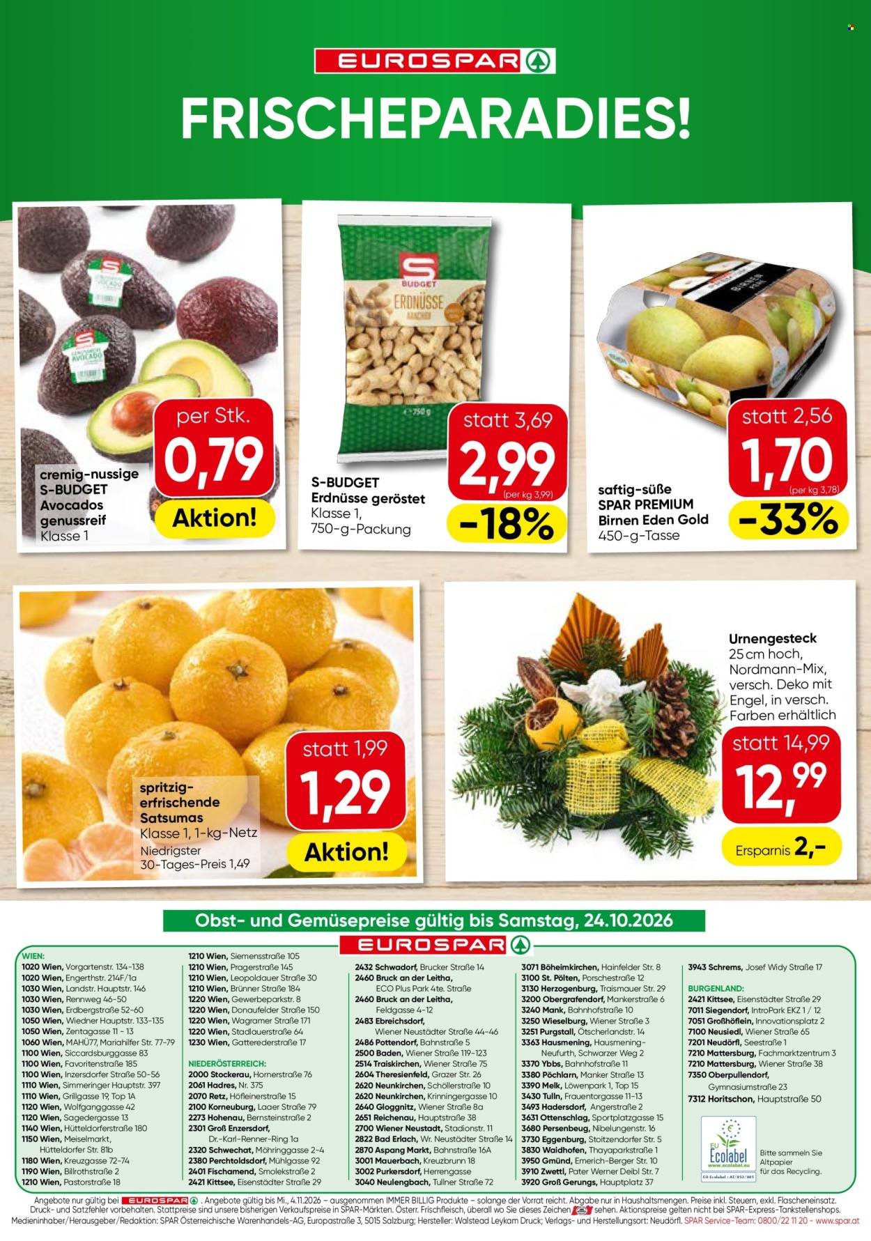 EUROSPAR Flugblatt - Ab Donnerstag, 22.10.2026